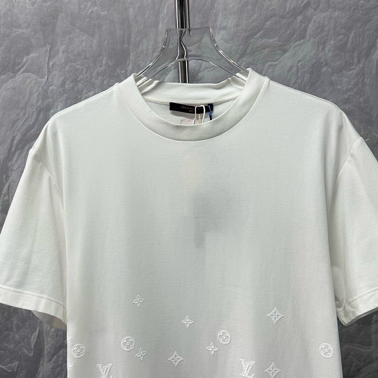Louis Vuitton FW26 Flocked Letter T-Shirt — front