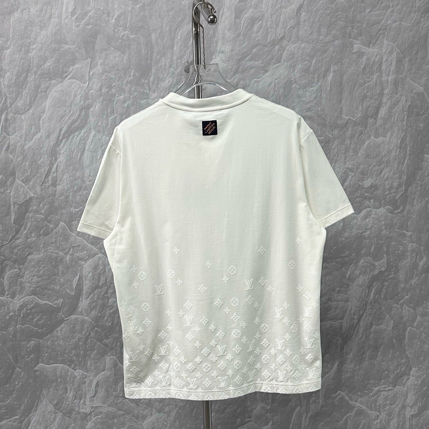Louis Vuitton FW26 Flocked Letter T-Shirt — back