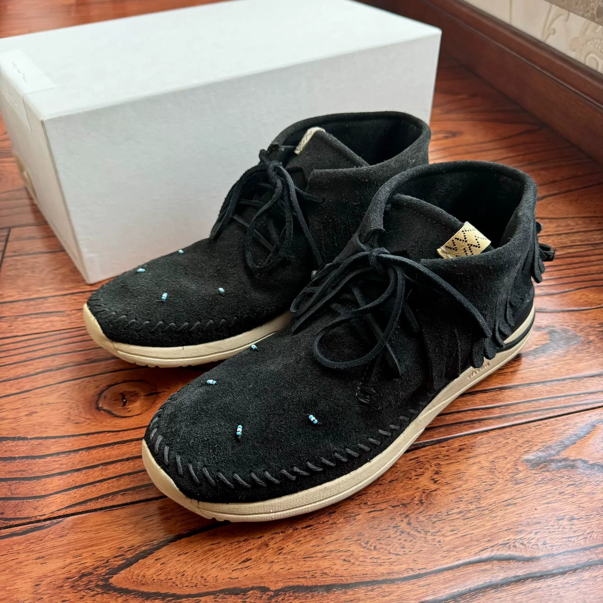 Visvim 18aw Maliseet Shaman Mid Fringe Shoes