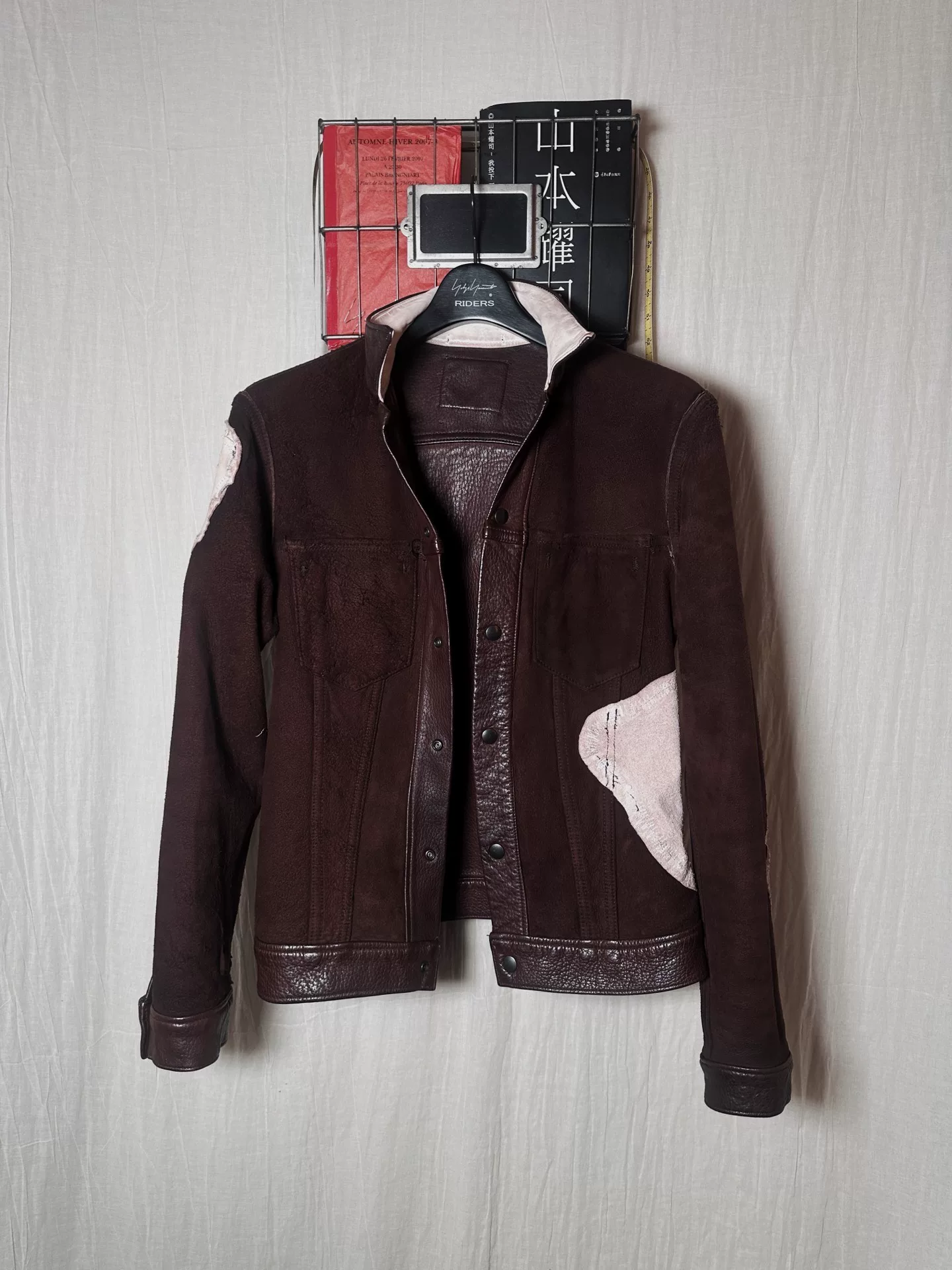 Yohji Yamamoto 05AW Leather Jacket — back