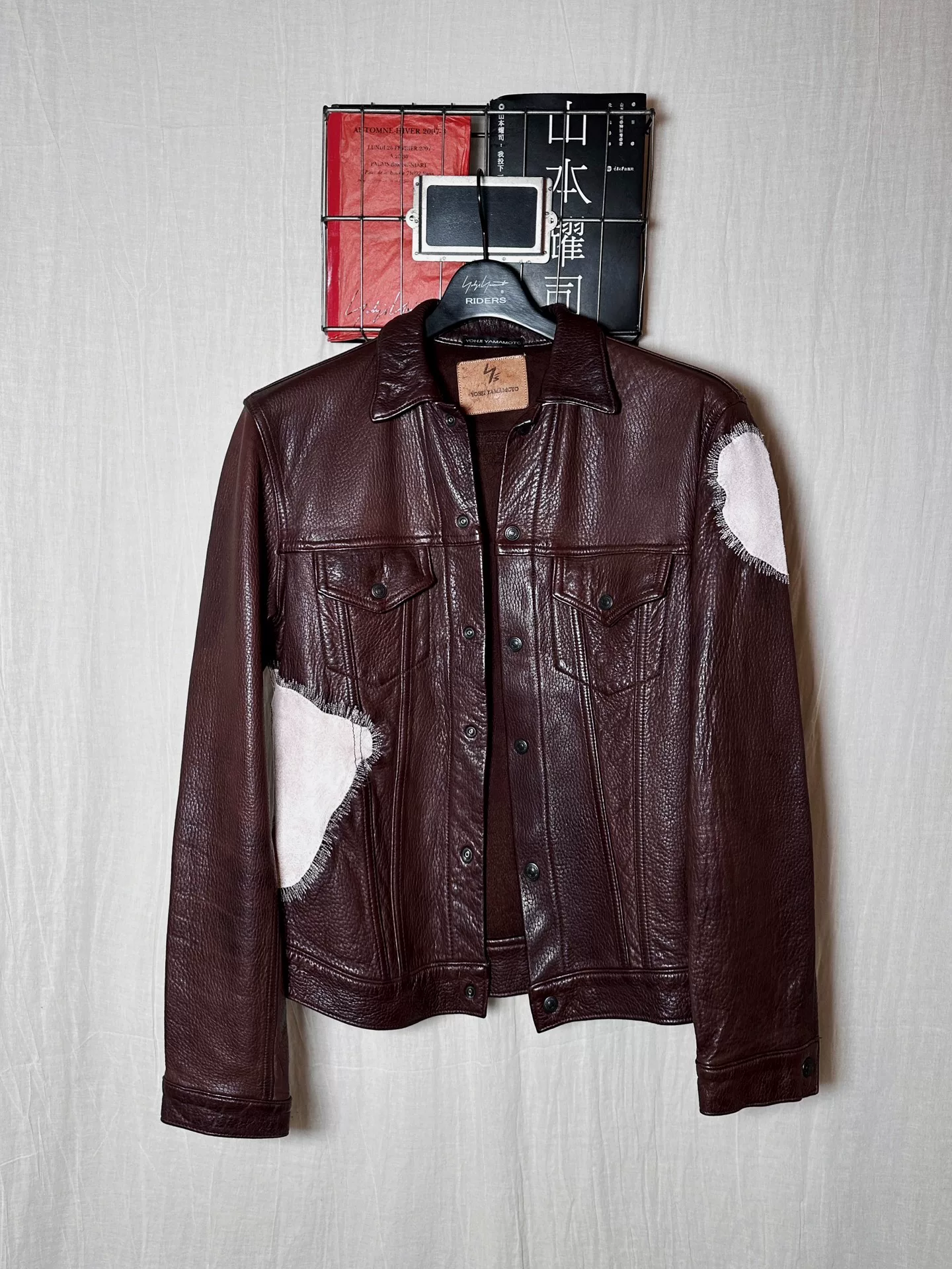 Yohji Yamamoto 05AW Leather Jacket — front