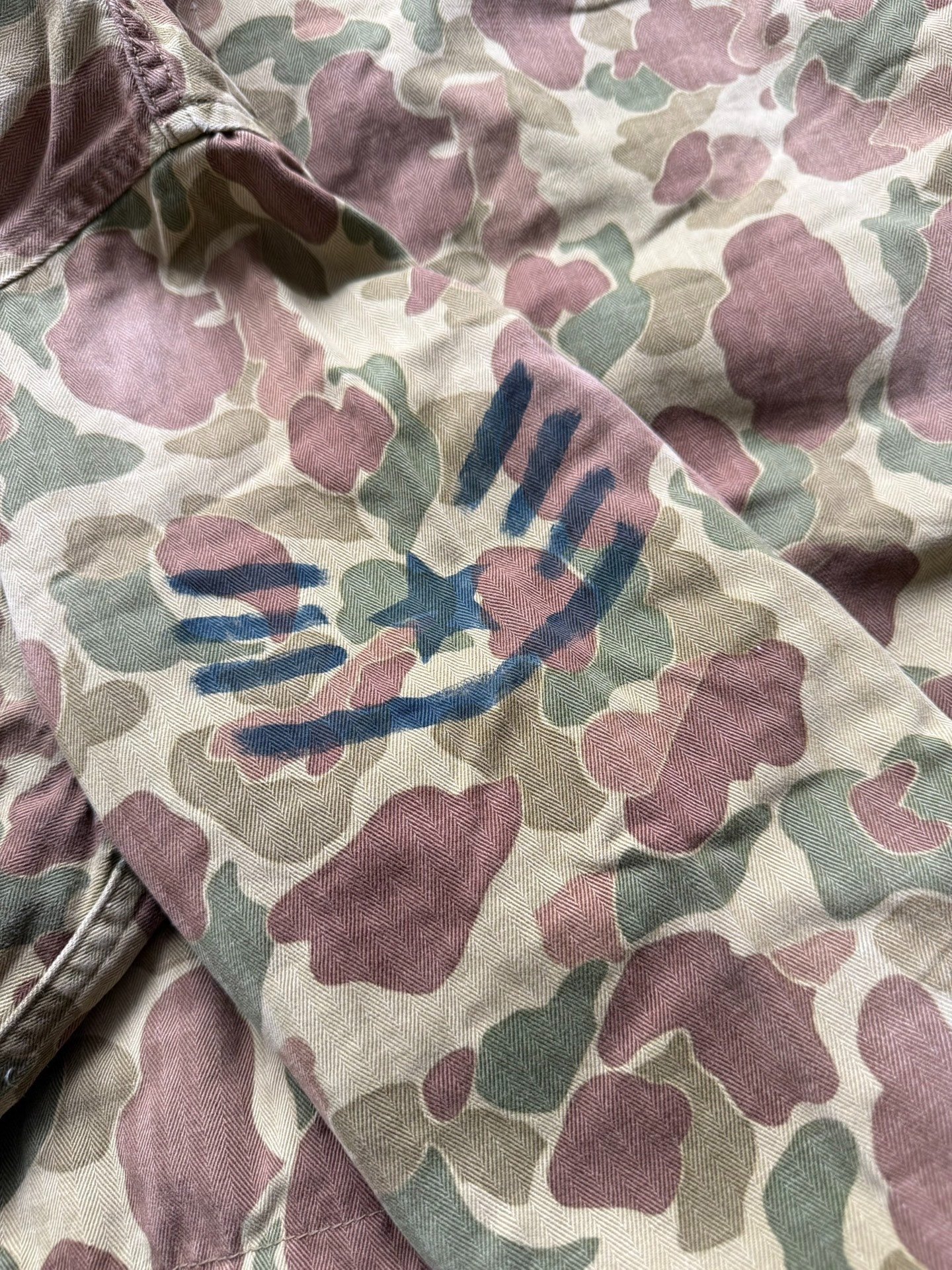 VISVIM 15SS ACHSE Camo Jacket — label