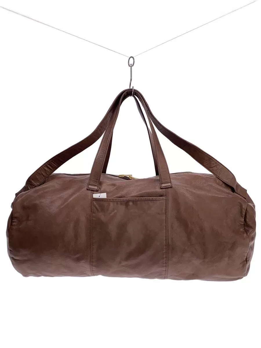 PORTER Brown Leather Boston Bag