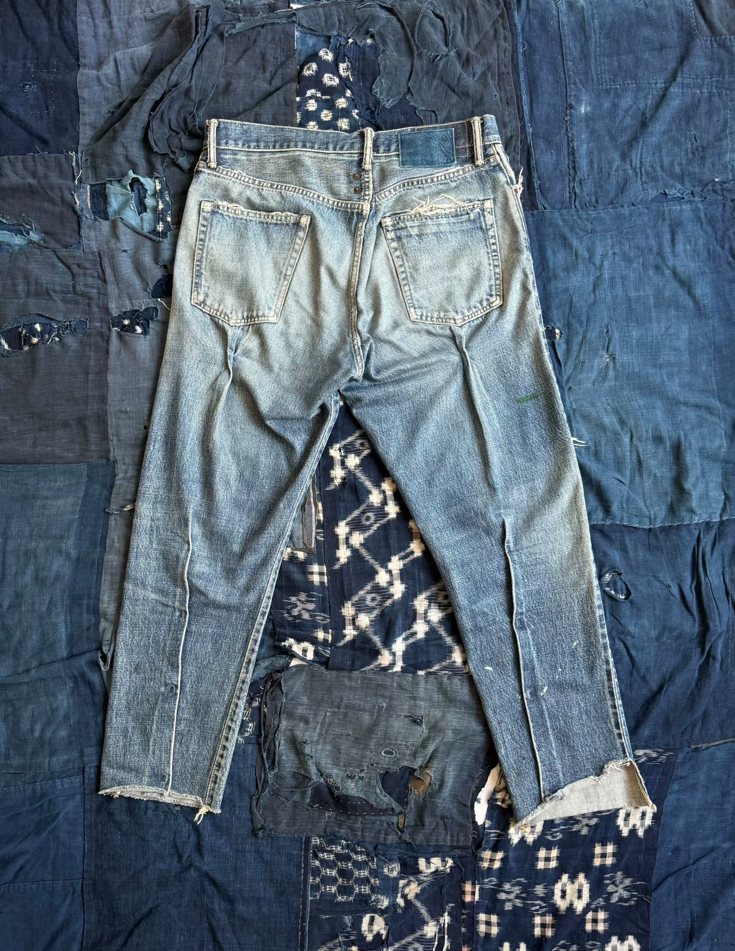 VISVIM 19AW SPOT JOURNEYMAN PANTS — front