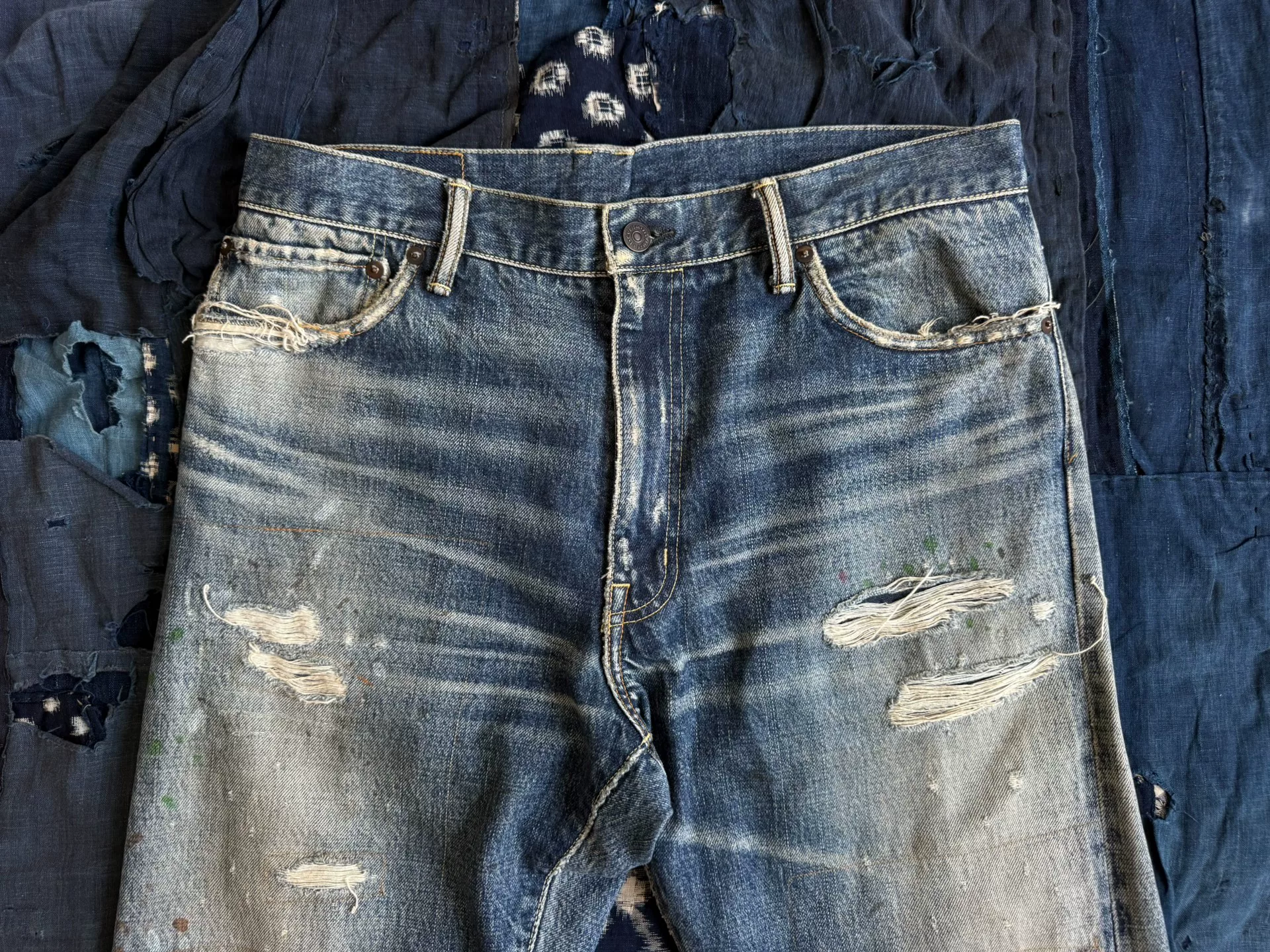 VISVIM 19AW SPOT JOURNEYMAN PANTS — label