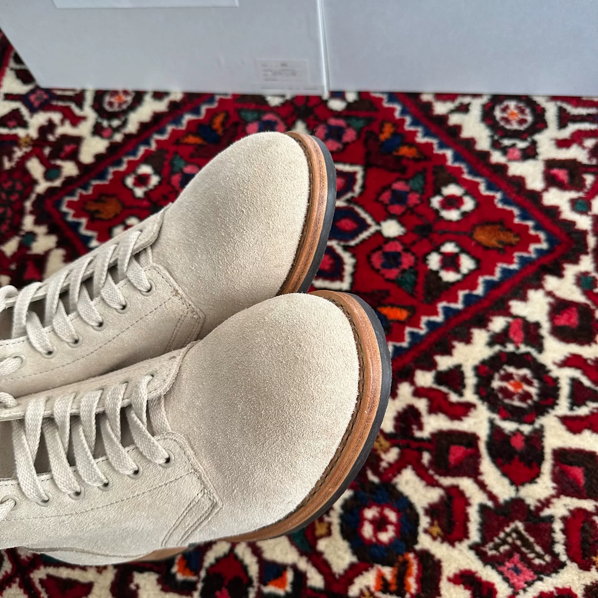 visvim 25ss Brigadier Suede Boots — detail
