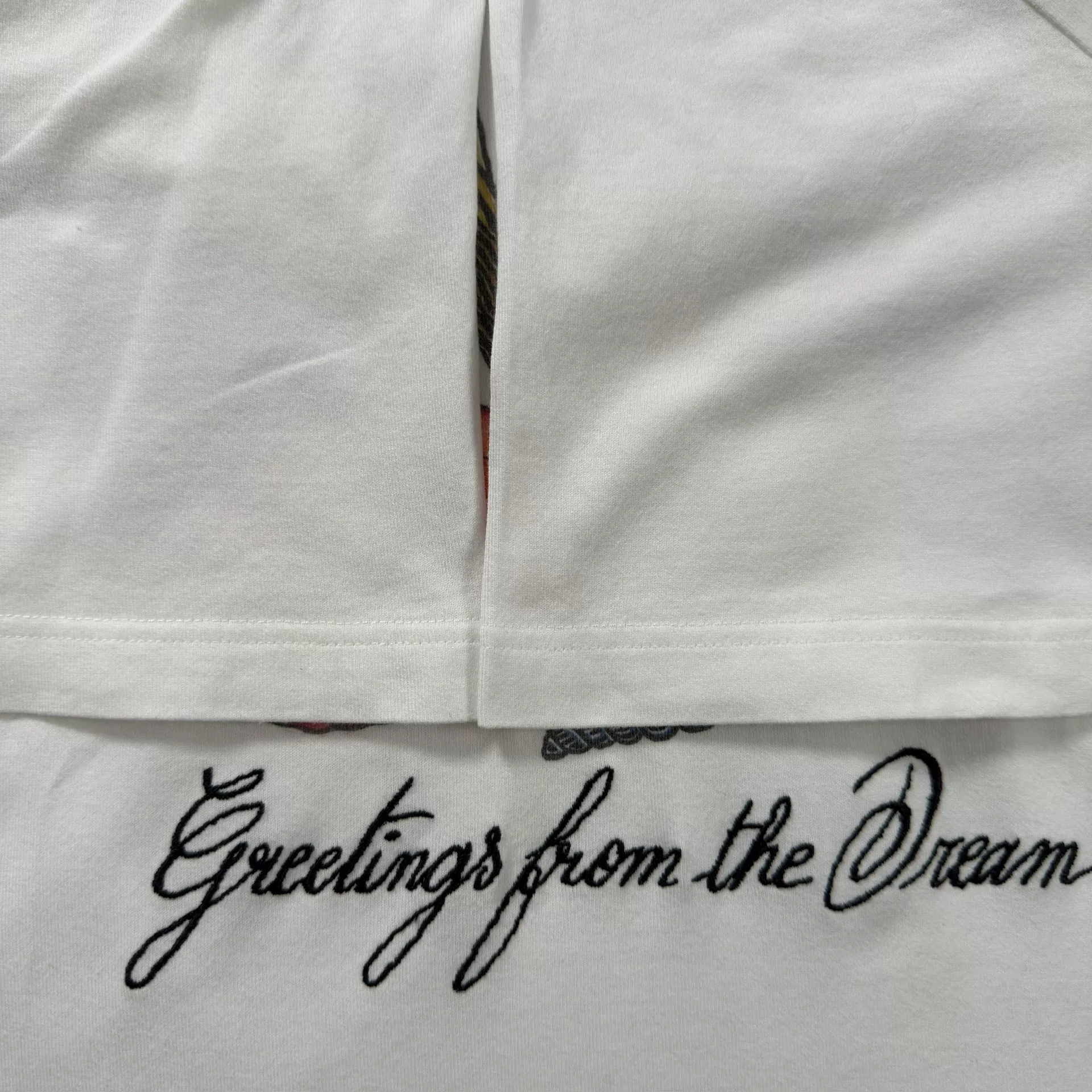 Louis Vuitton White Seashell Short-Sleeve Tee — back
