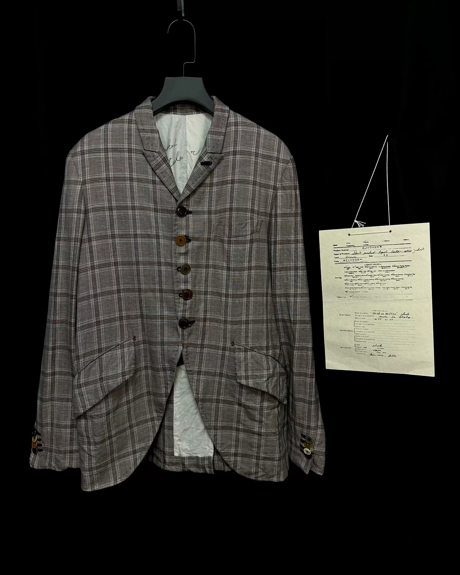 The Crooked Tailor Handmade Vintage Blazer