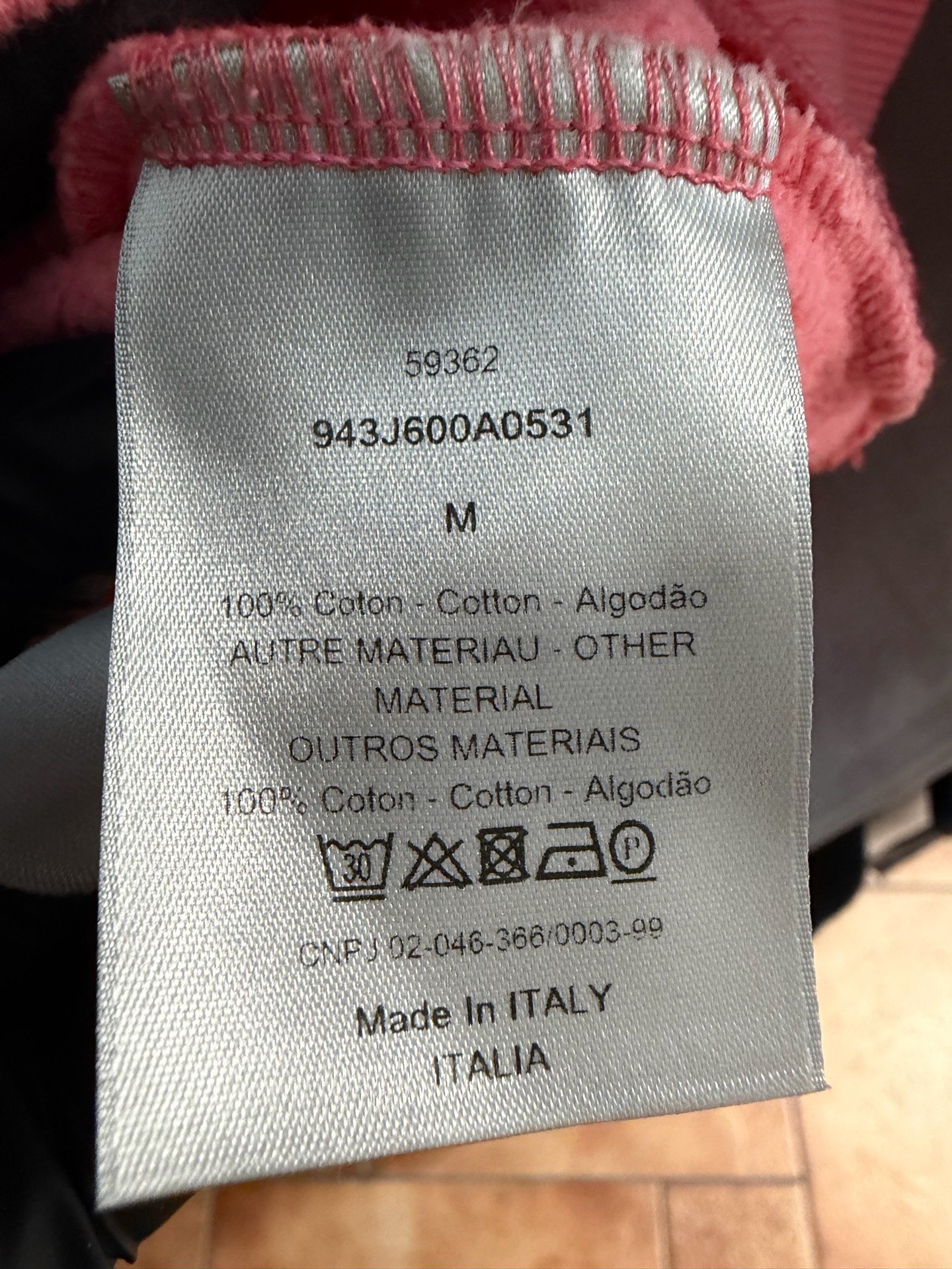 Dior CD Embroidered Logo Hoodie — back