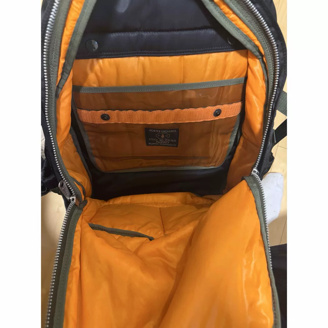 Porter PX Tanker Black Backpack — label