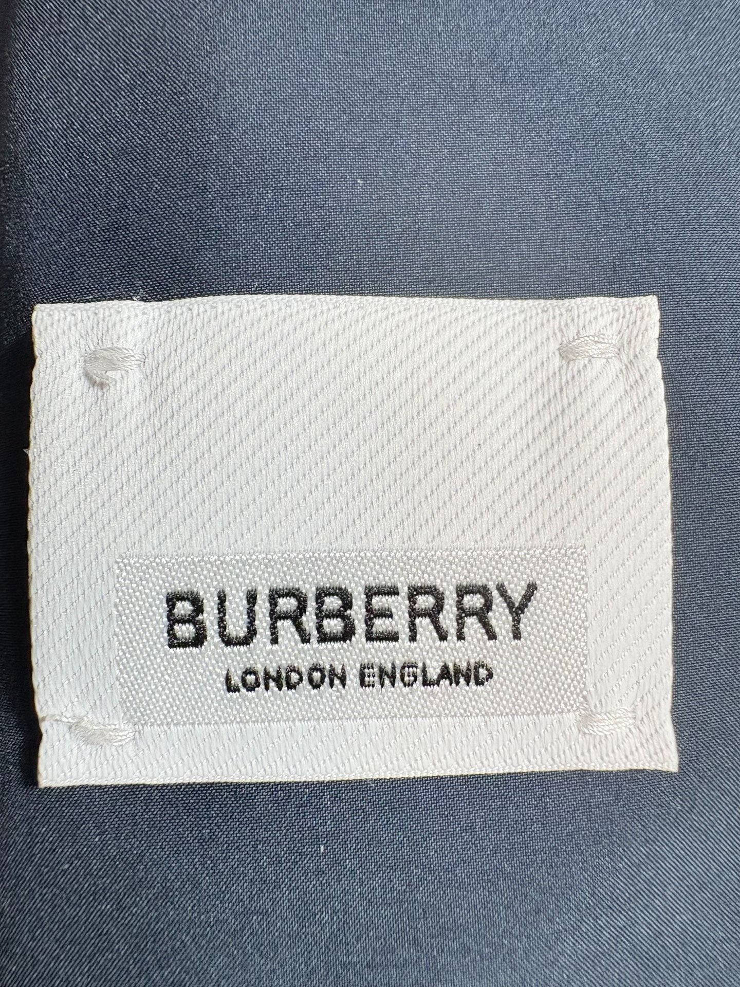 Burberry Utility-Style Dark Blue Jacket — back