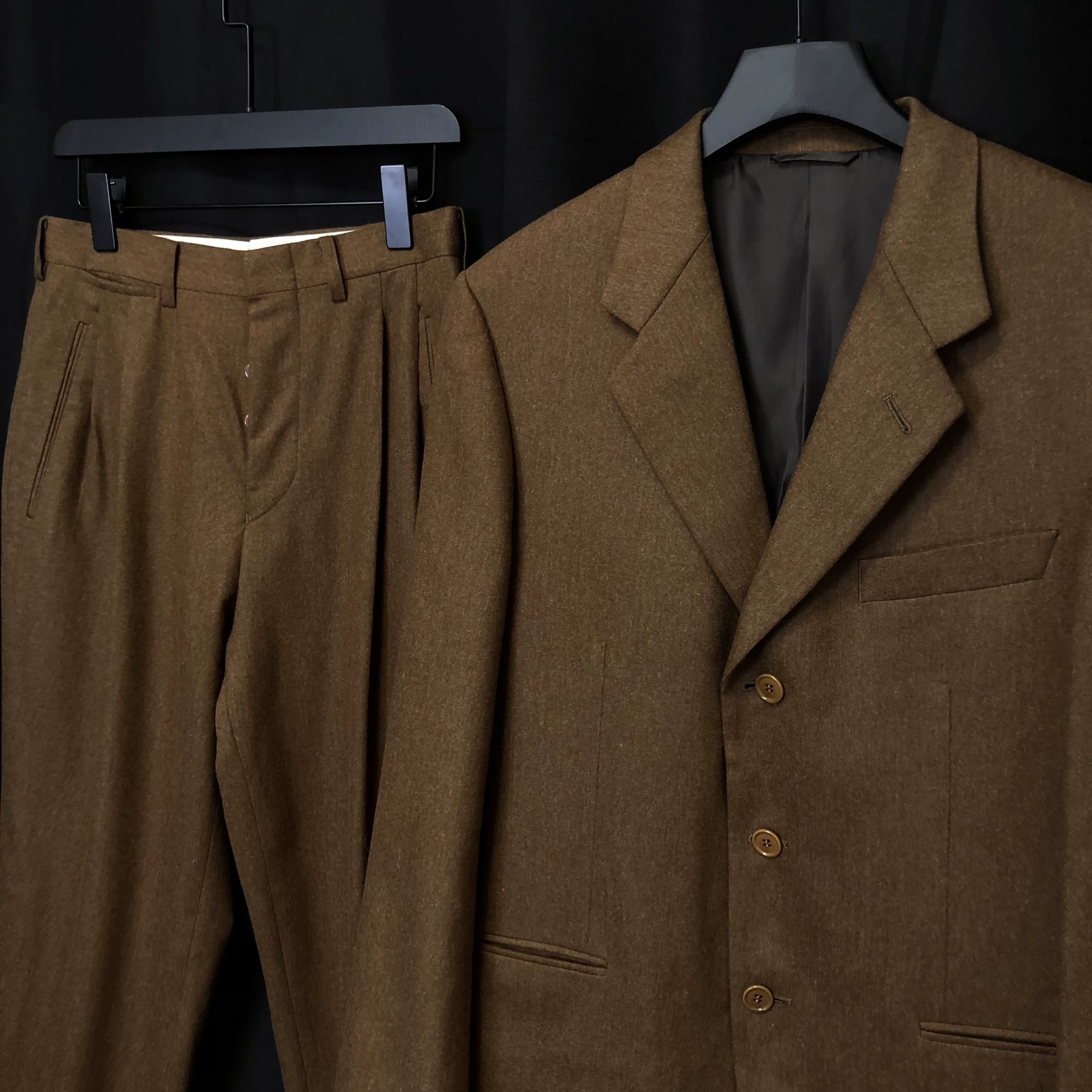Romeo Gigli 1990s Wool Suit — back