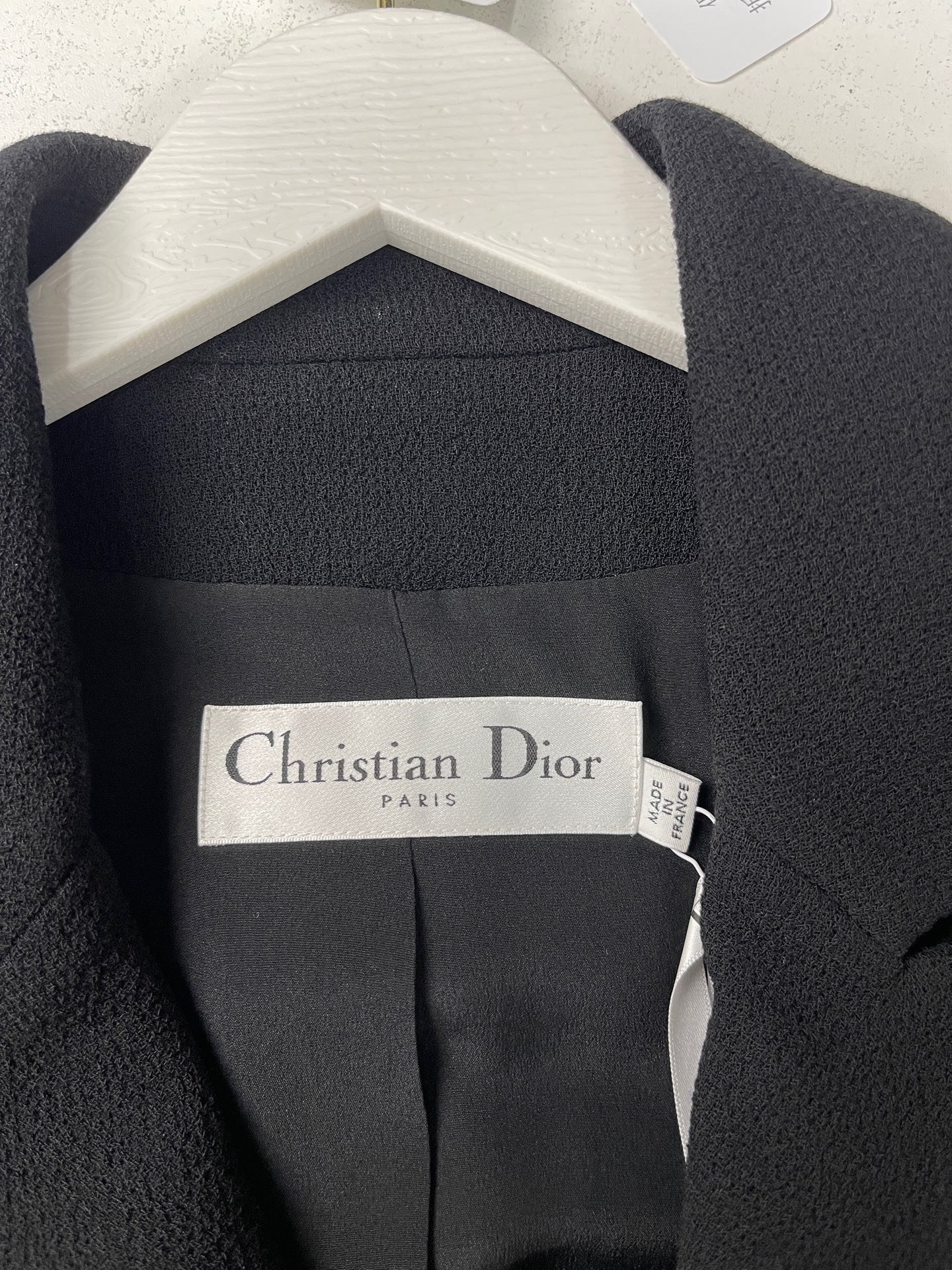 Dior Blazer Collar Jacket — label