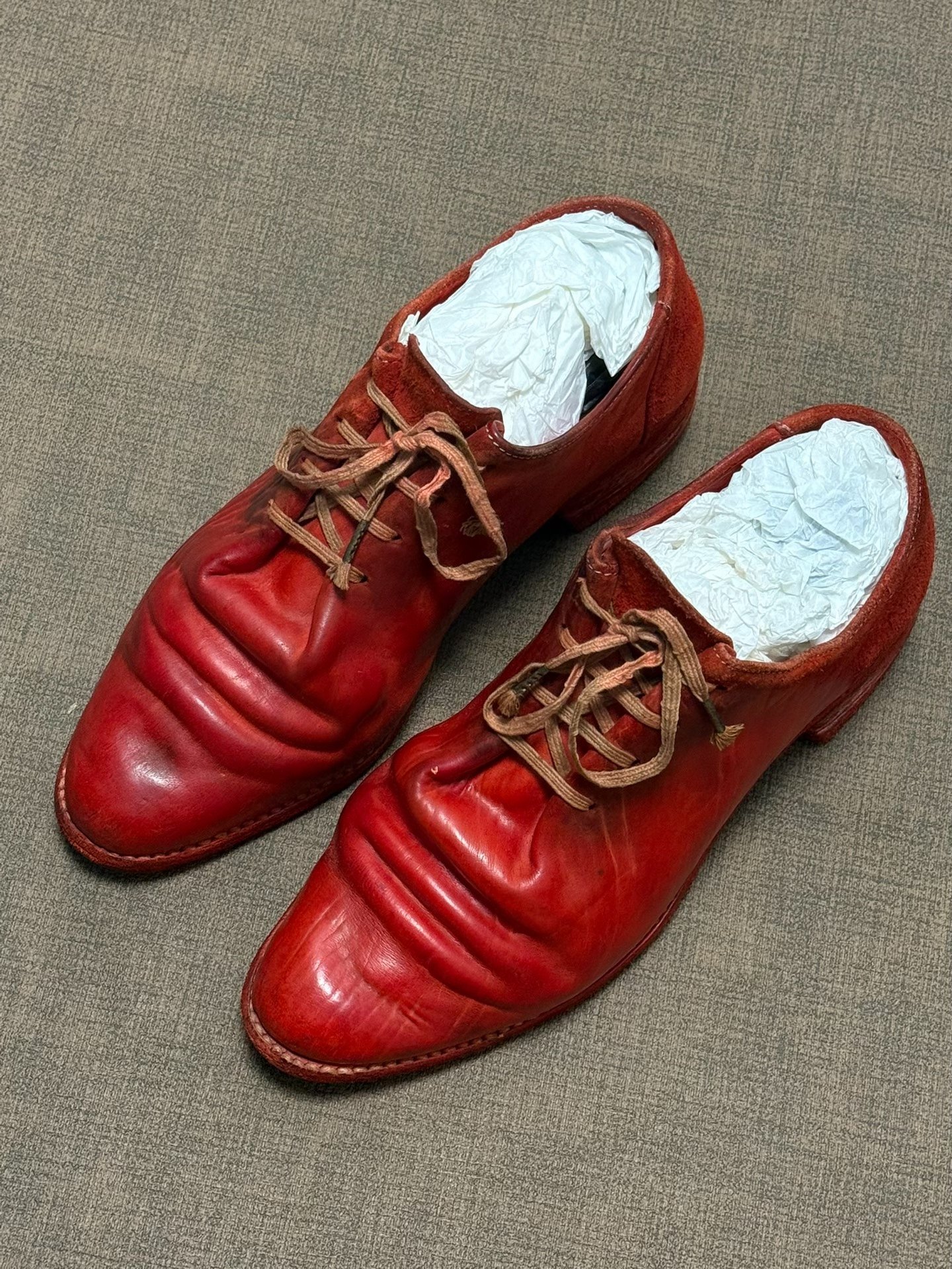 Carol Christian Poell 2680t Red Leather Shoes — front