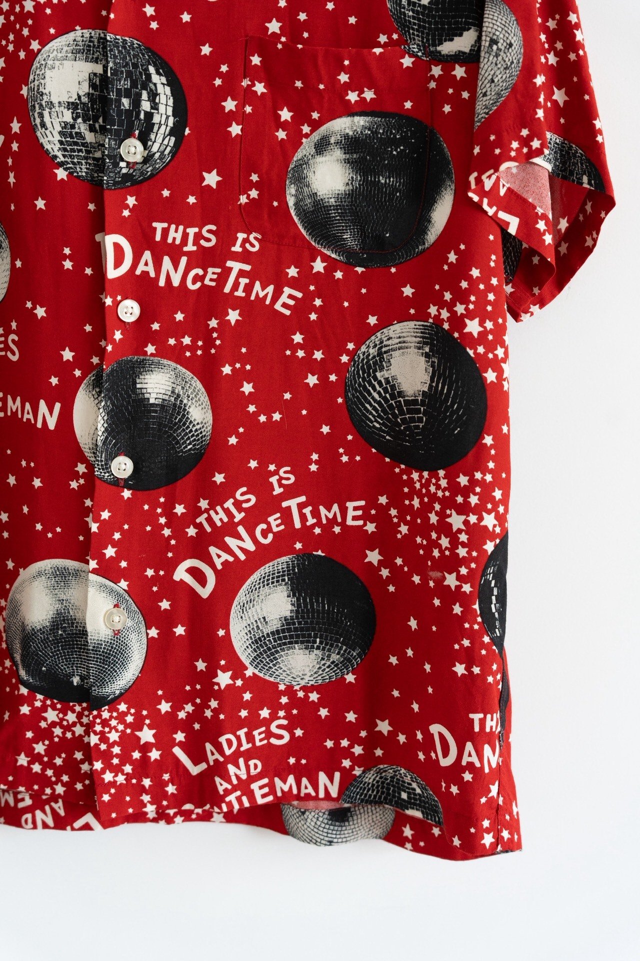 Wacko Maria 18SS Disco Ball Short-Sleeve Shirt — back