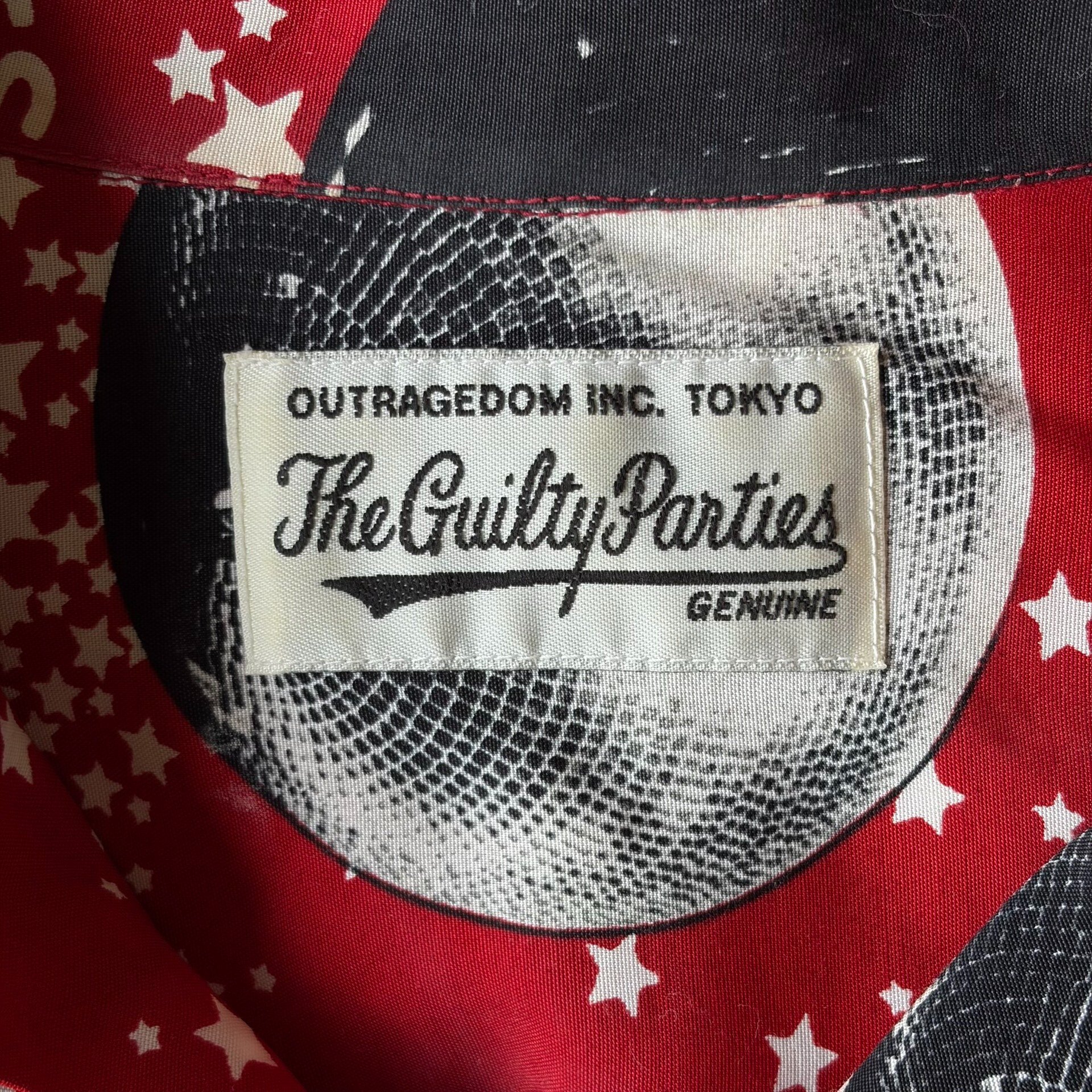 Wacko Maria 18SS Disco Ball Short-Sleeve Shirt — label