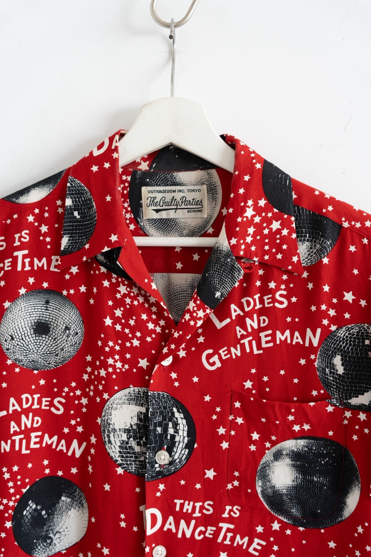 Wacko Maria 18SS Disco Ball Short-Sleeve Shirt — detail