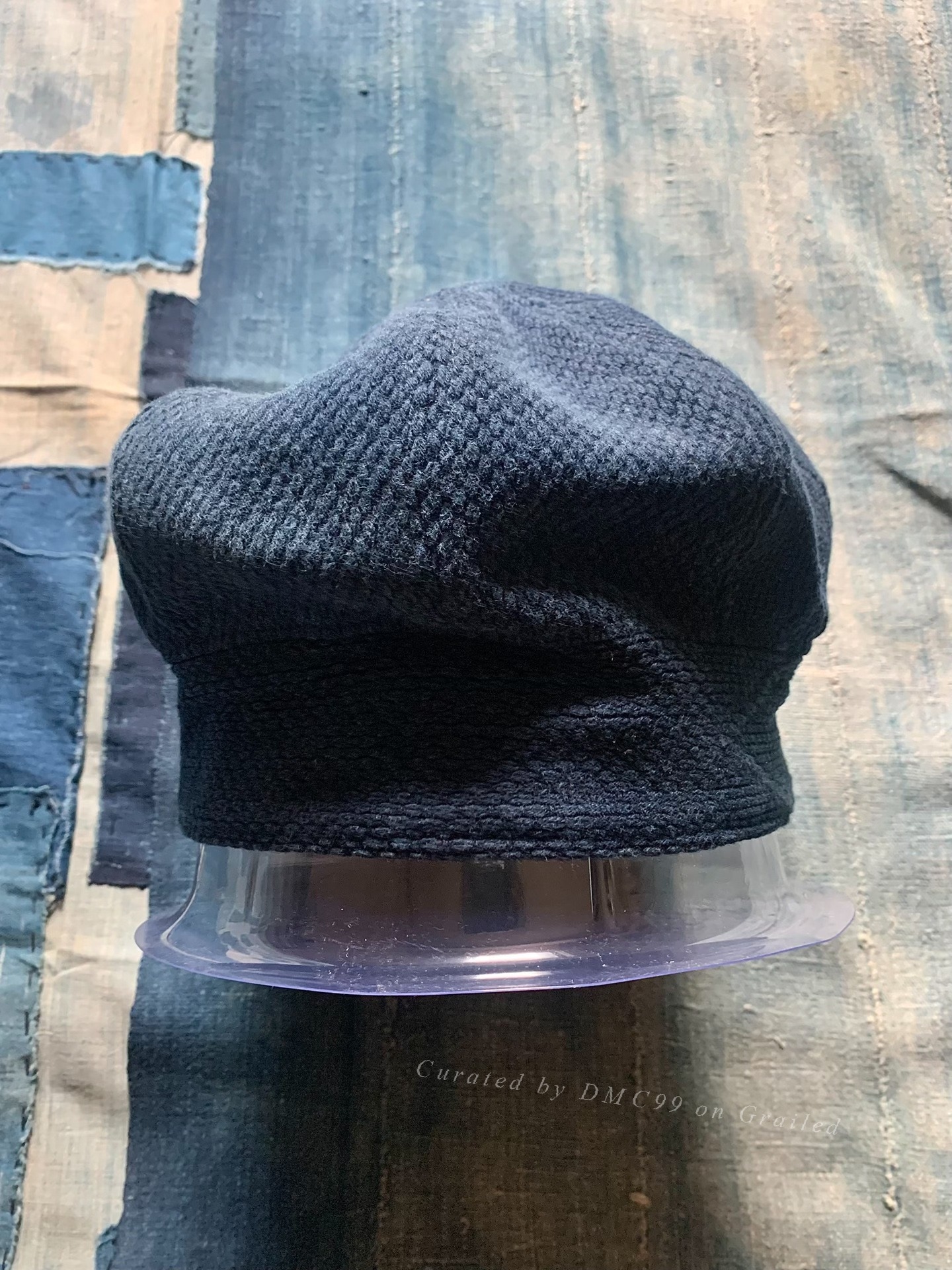 Kapital Indigo Calf Leather Kofu Hat — back
