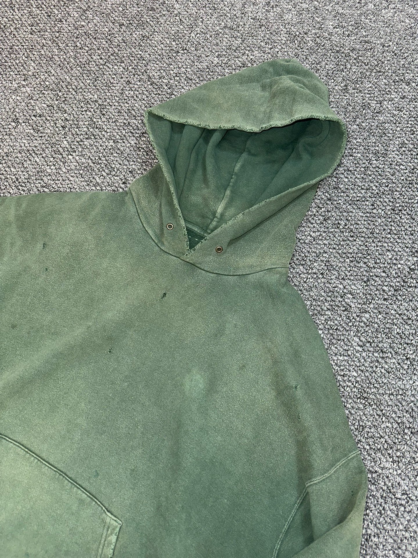 visvim Washed Distressed Hoodie — front