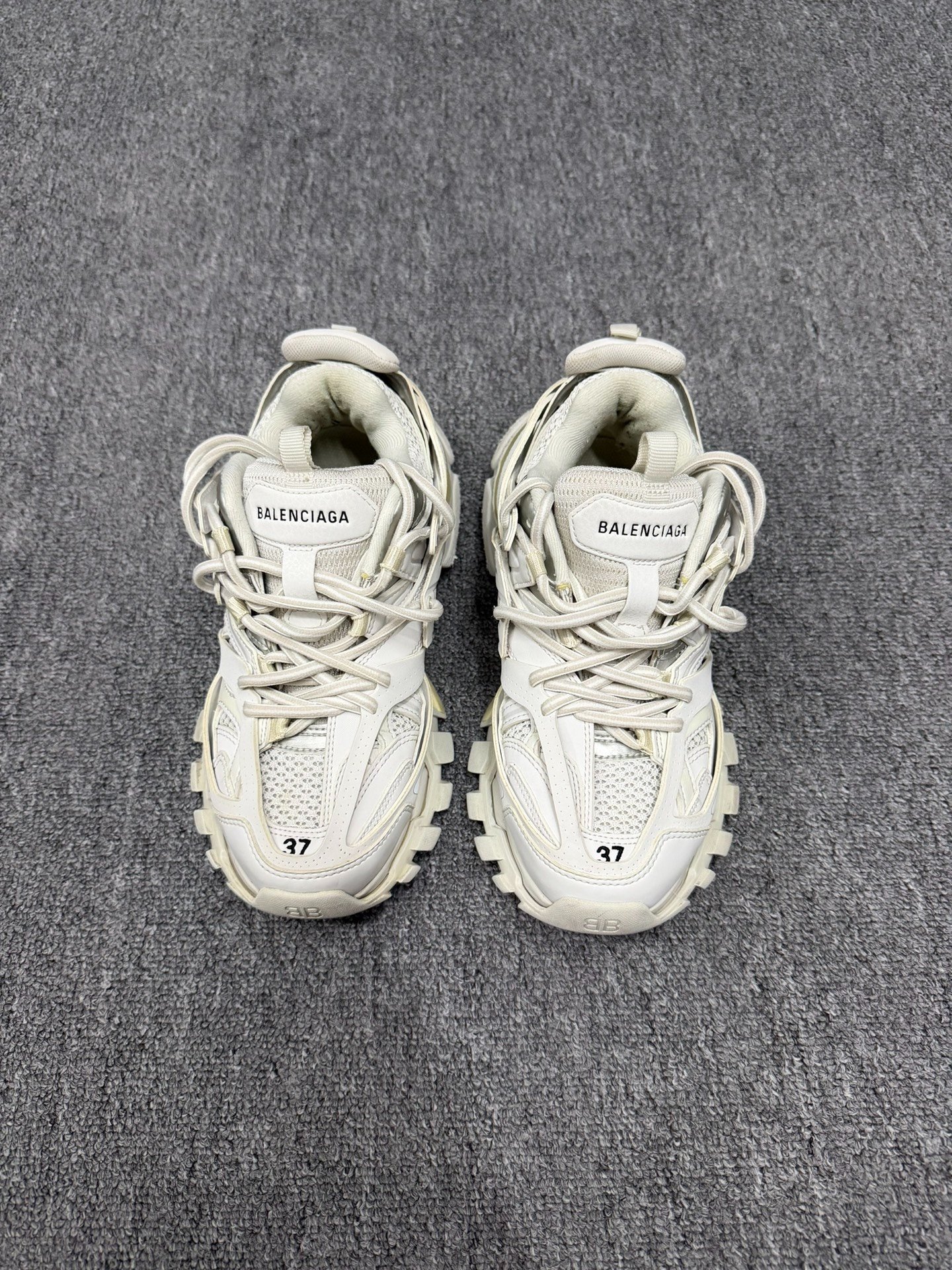 Balenciaga Track White Sneakers Size 37 — front