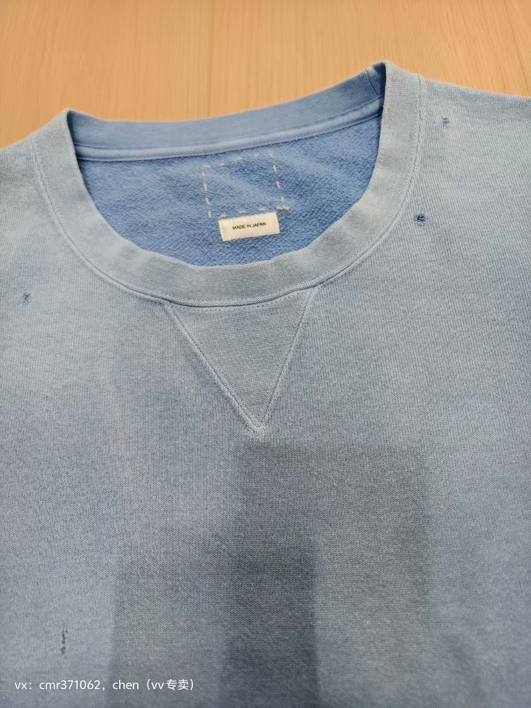 visvim 21ss Amplus Crew L/S Crash — back