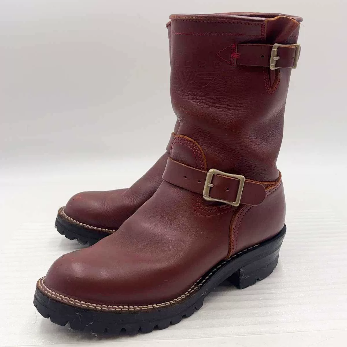 VIBERG Brown Leather Engineer Boots