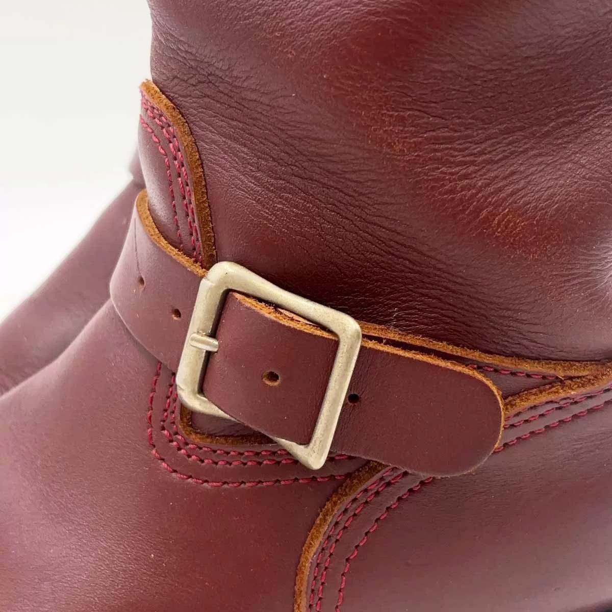 VIBERG Brown Leather Engineer Boots — back