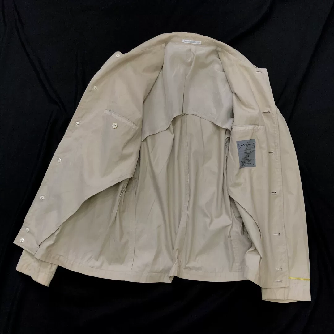 Yohji Yamamoto 1990s Star Logo Runway Jacket — label