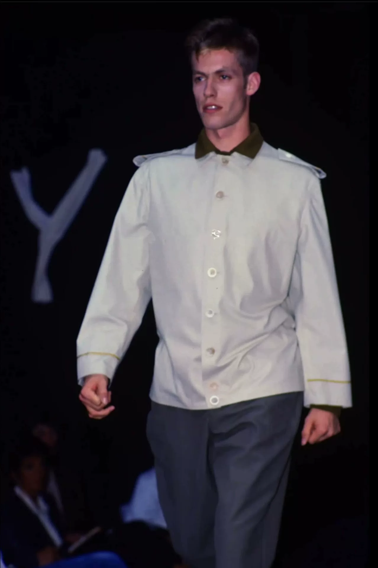 Yohji Yamamoto 1990s Star Logo Runway Jacket
