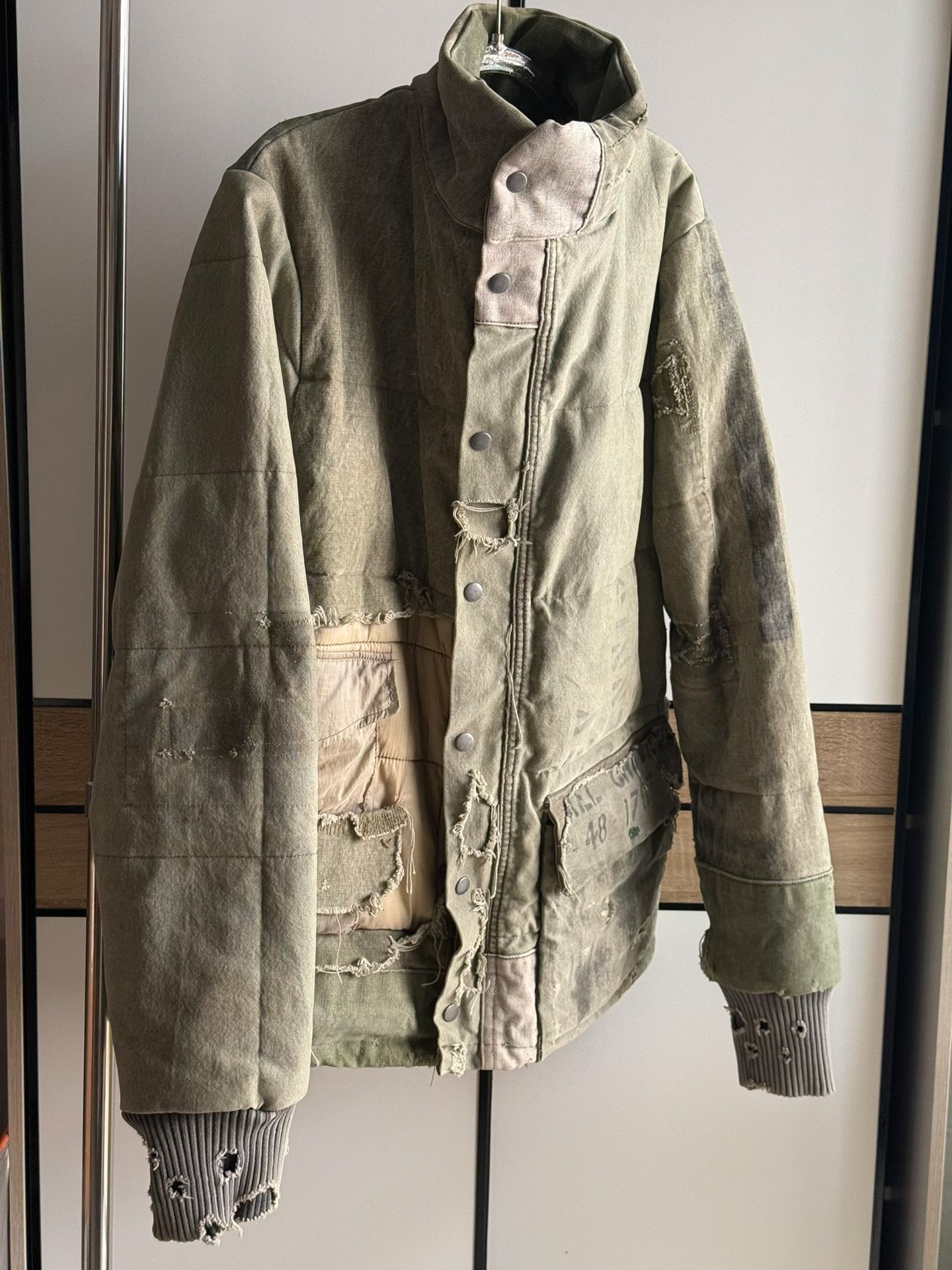 Greg Lauren Vintage Military Distressed Jacket