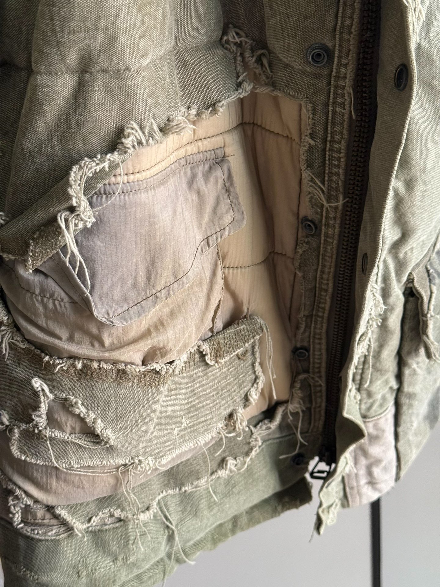 Greg Lauren Vintage Military Distressed Jacket — label
