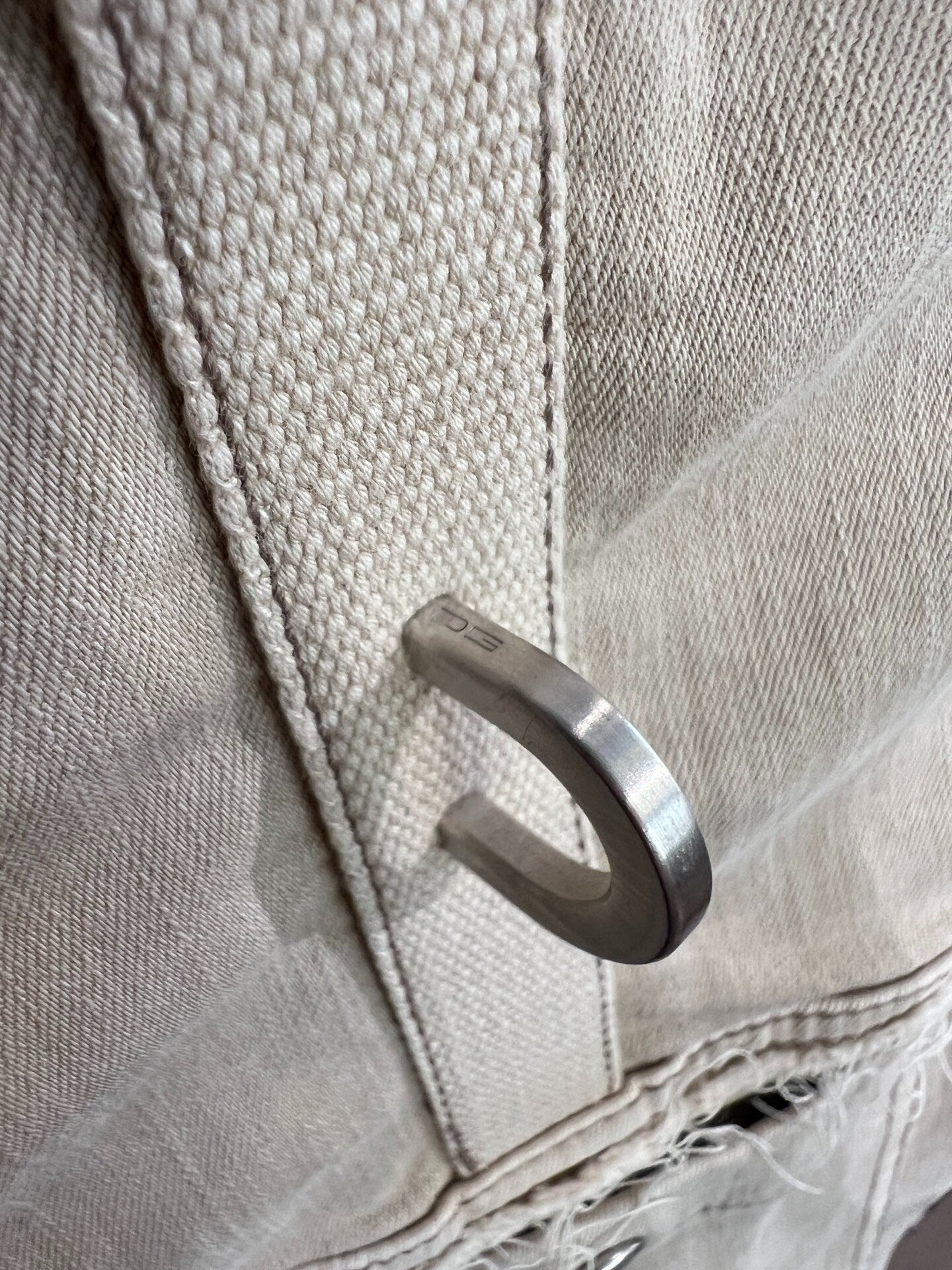Rick Owens Drkshdw Utility Denim Jacket — label