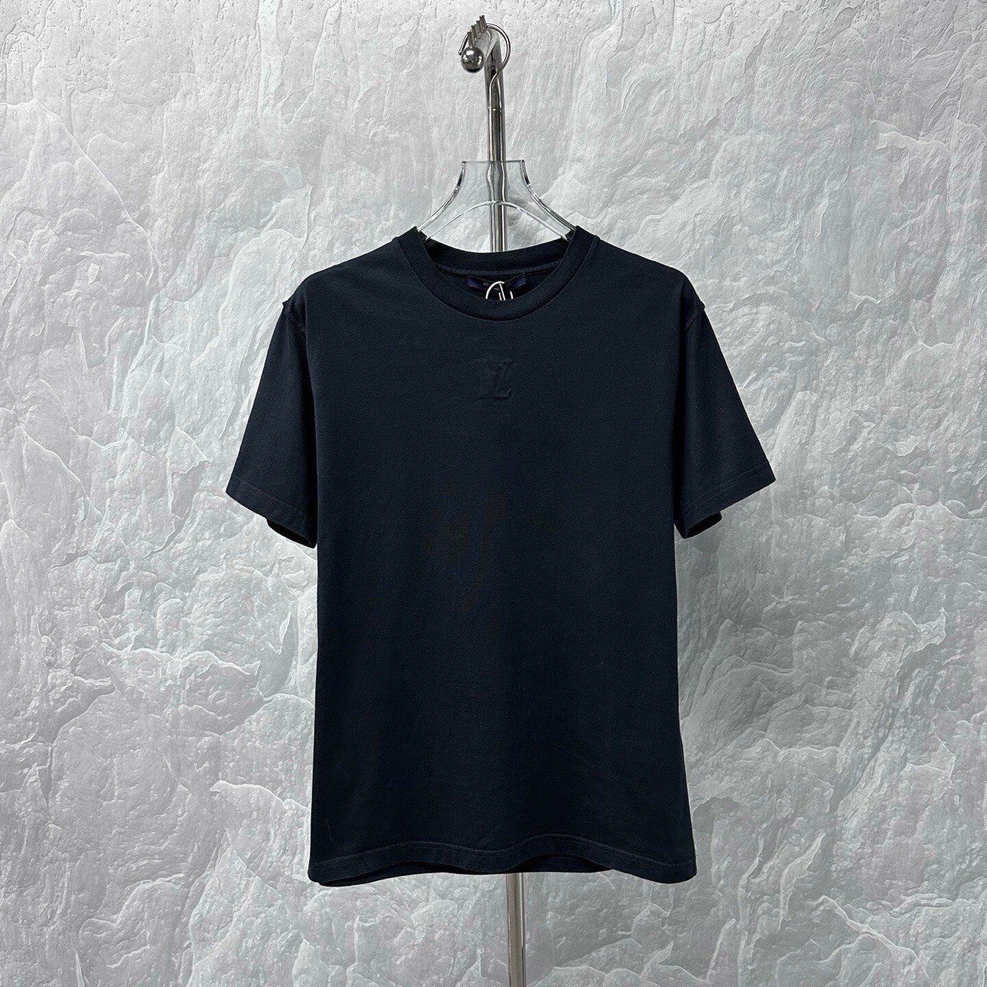 Louis Vuitton SS24 Black Relief Short-Sleeve