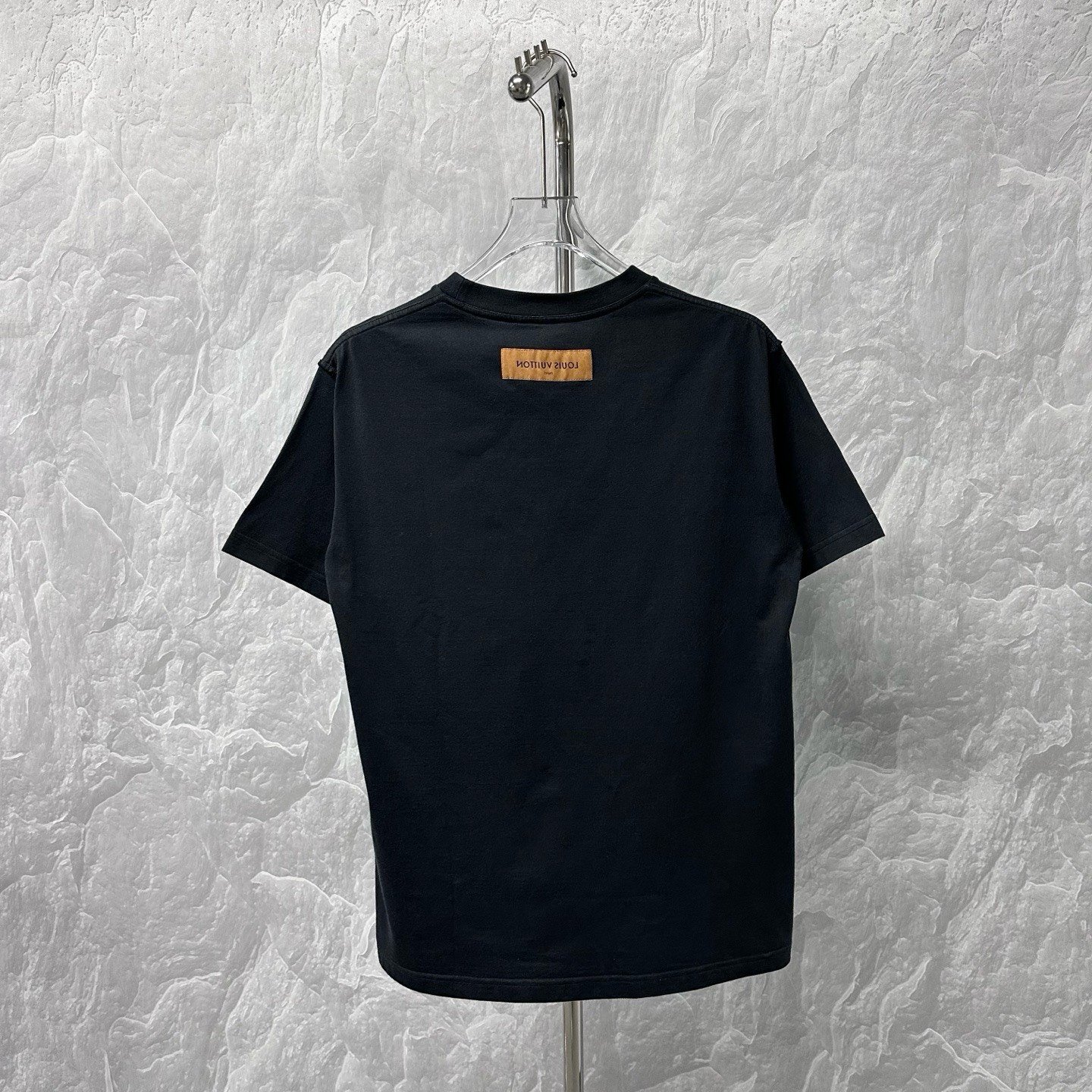 Louis Vuitton SS24 Black Relief Short-Sleeve — back