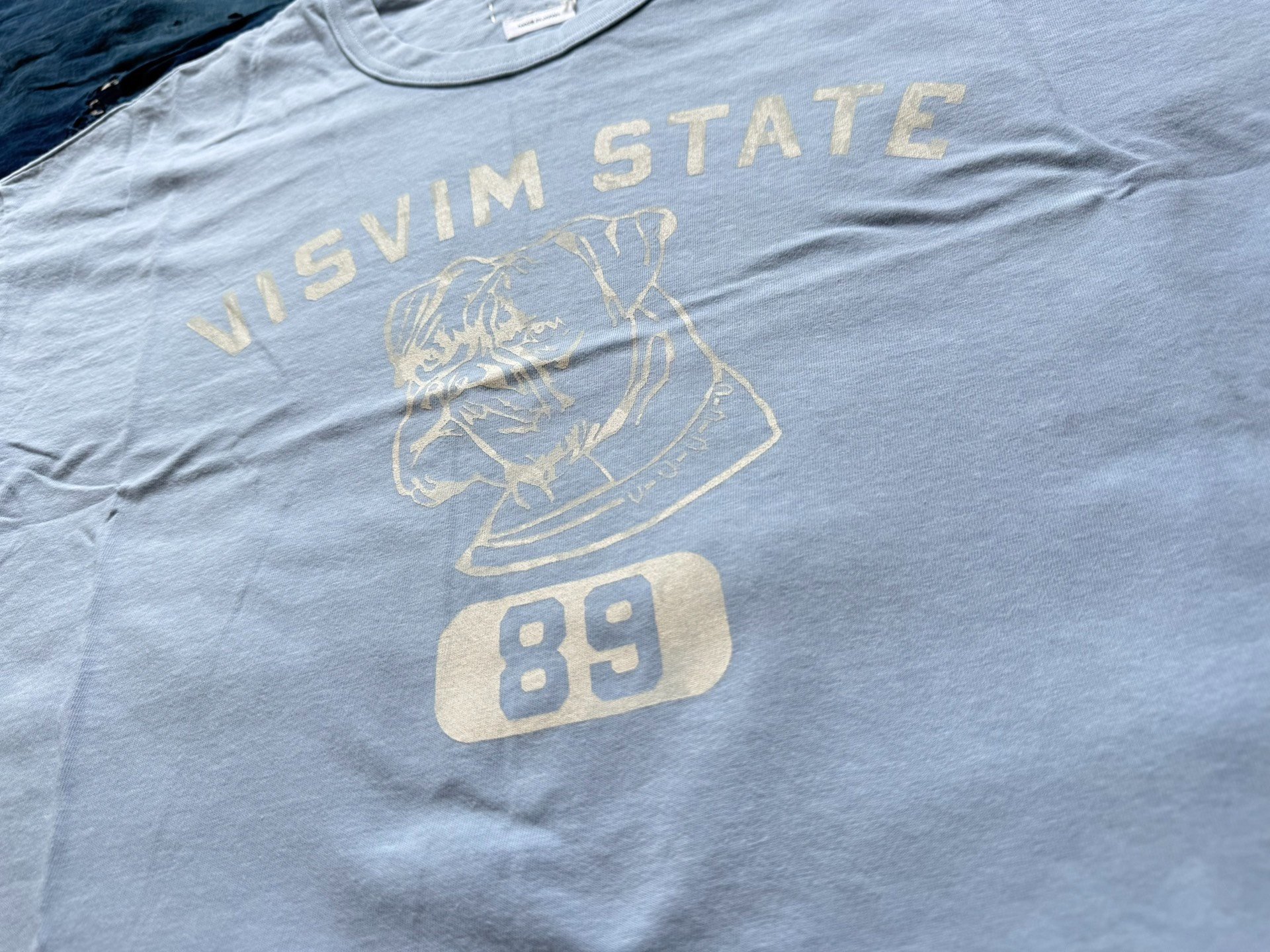 VISVIM 26SS JUMBO TEE DMGD — back
