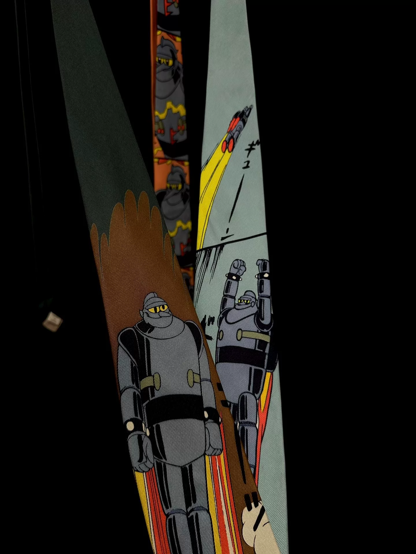 Yohji Yamamoto Iron Man 28 Silk Tie