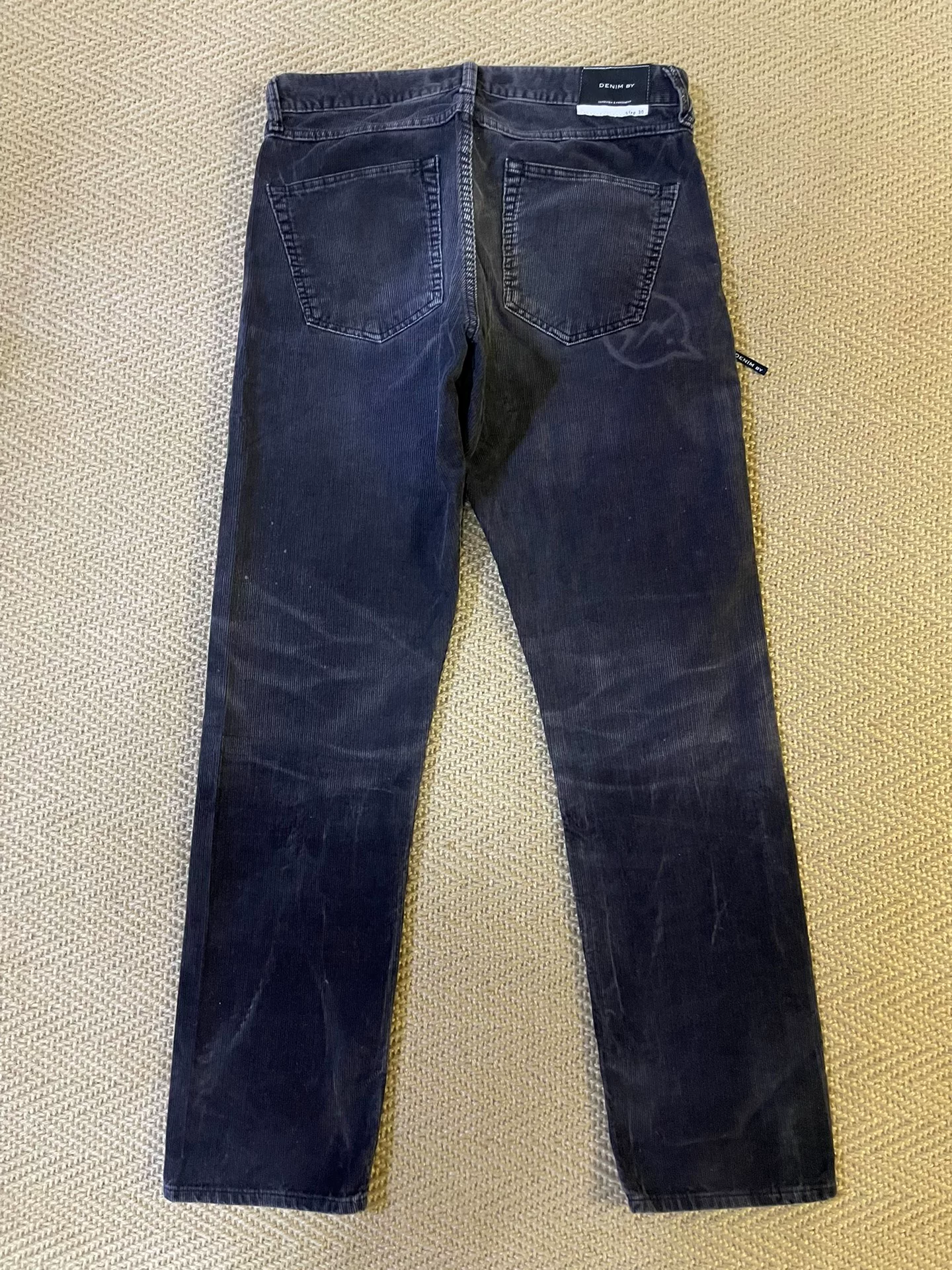 Vanquish & Fragment Distressed Corduroy Pants — front