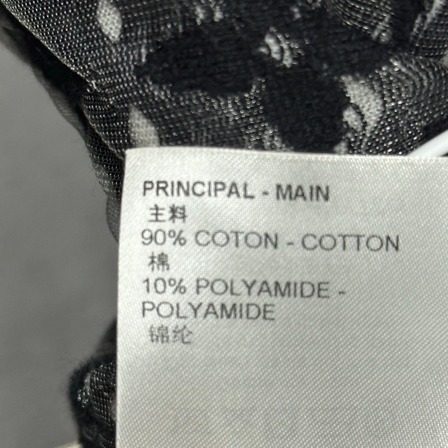 Louis Vuitton Monogram Print Short Sleeve T-shirt — label