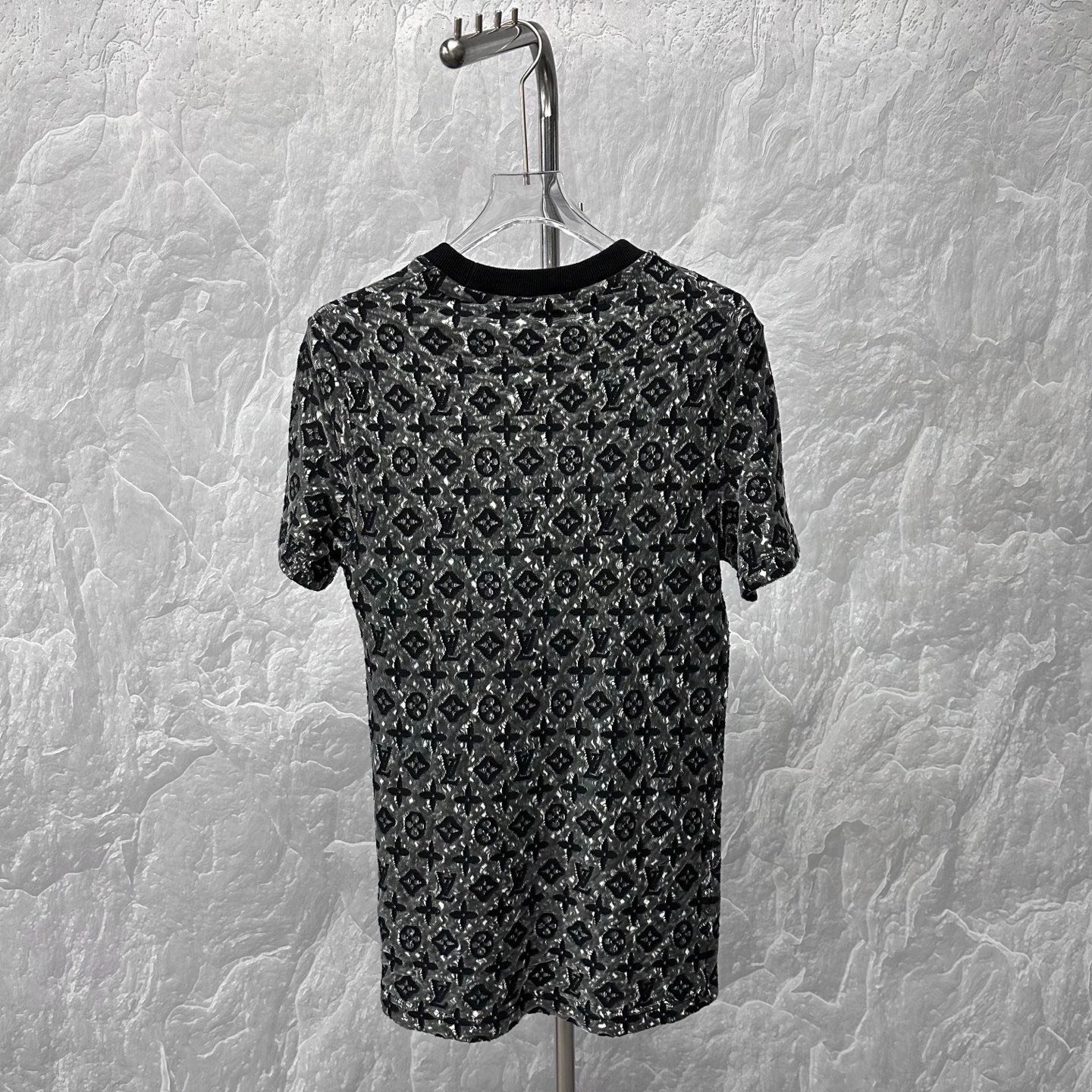 Louis Vuitton Monogram Print Short Sleeve T-shirt — back