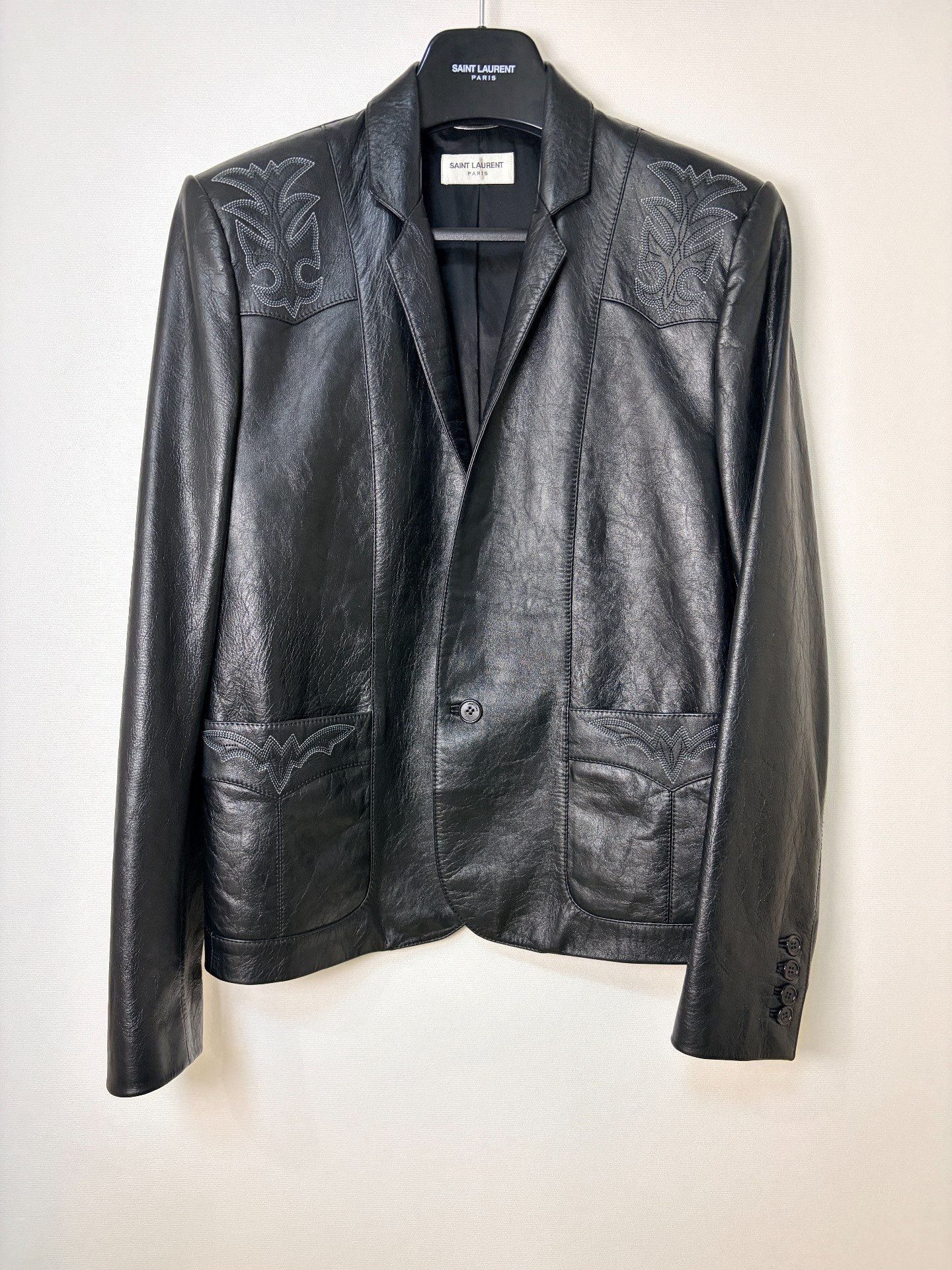 Saint Laurent SLP 19SS Runway Leather Jacket