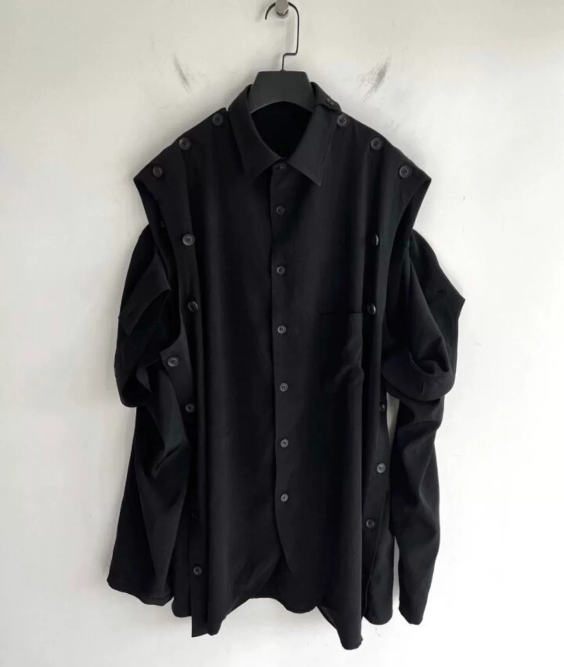 Yohji Yamamoto 21SS Multi-Structure Garment — back