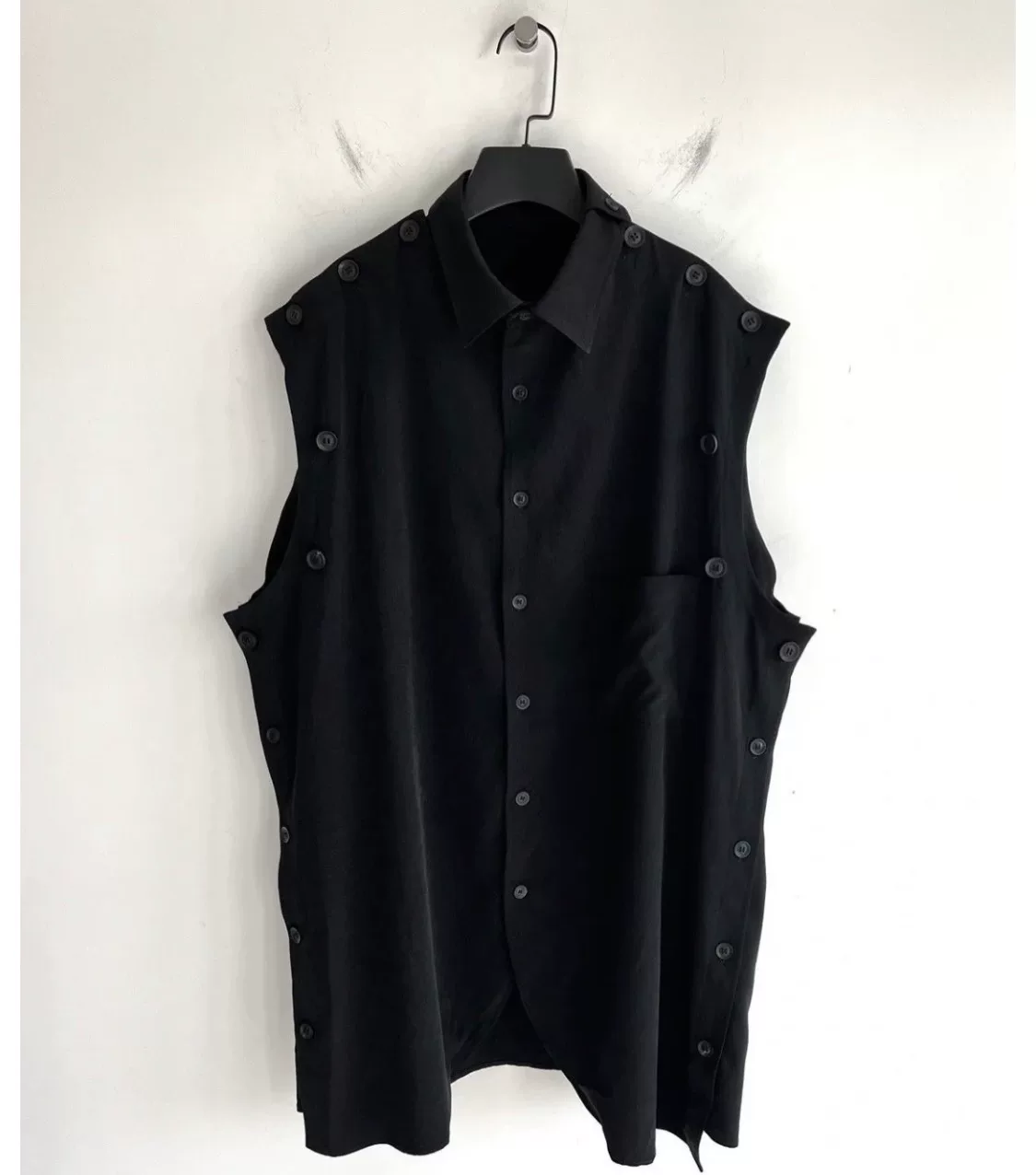Yohji Yamamoto 21SS Multi-Structure Garment — label