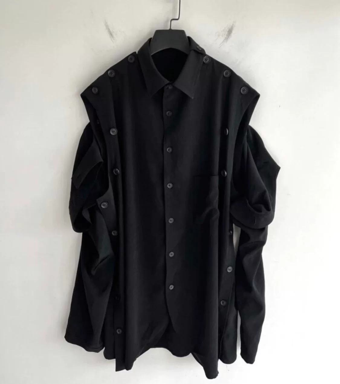 Yohji Yamamoto 21SS Multi-Structure Garment — front