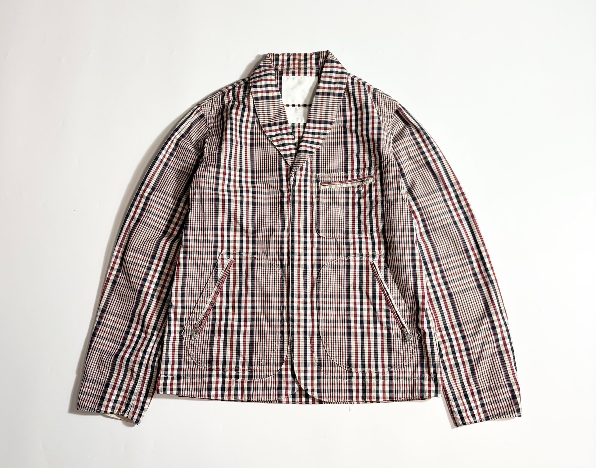 White Mountaineering Checkered Jacket