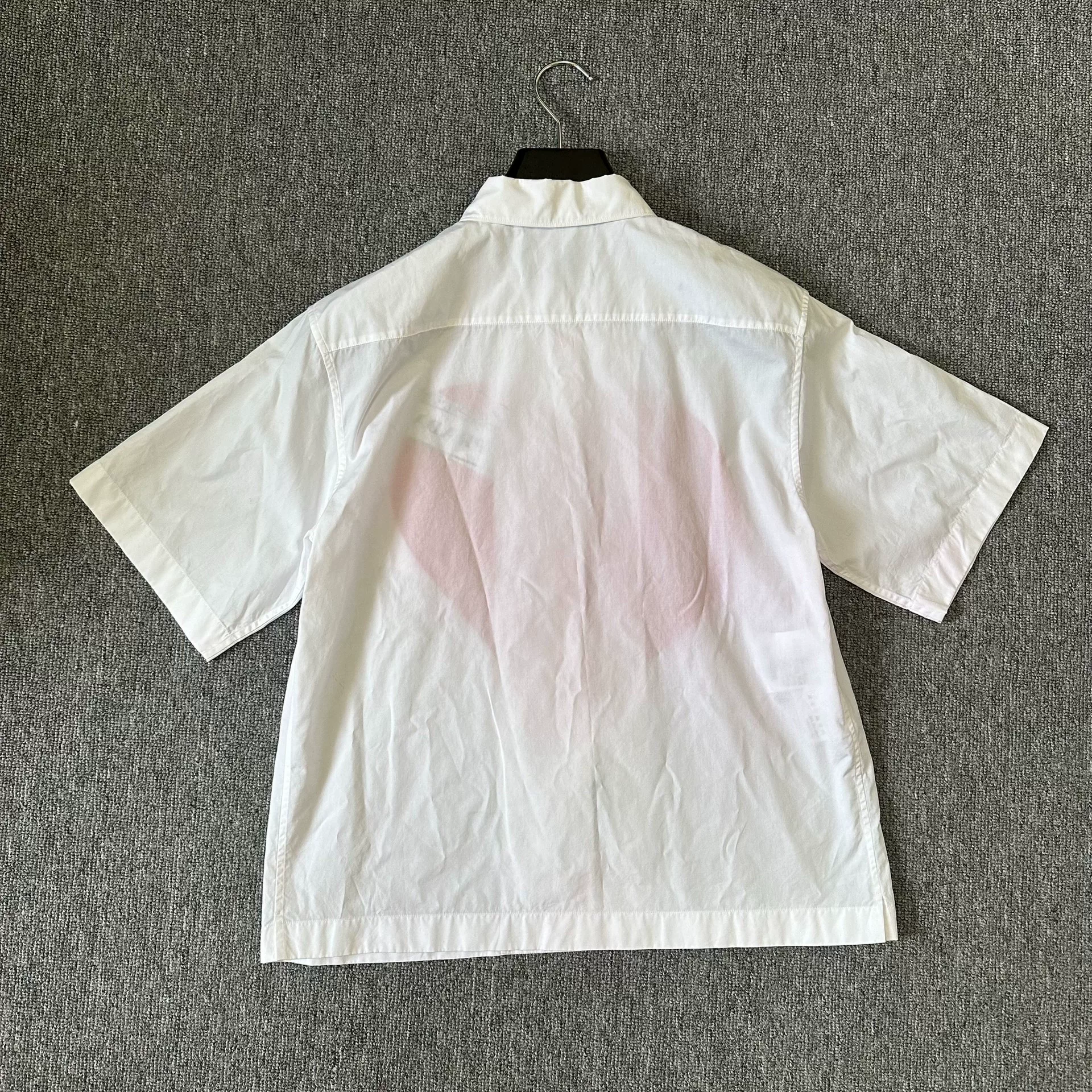 Prada Valentine's Heart Print Shirt — back