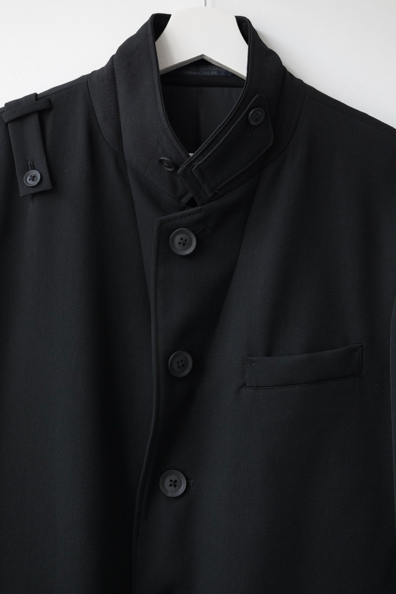Yohji Yamamoto 26AW Military Jacket — label