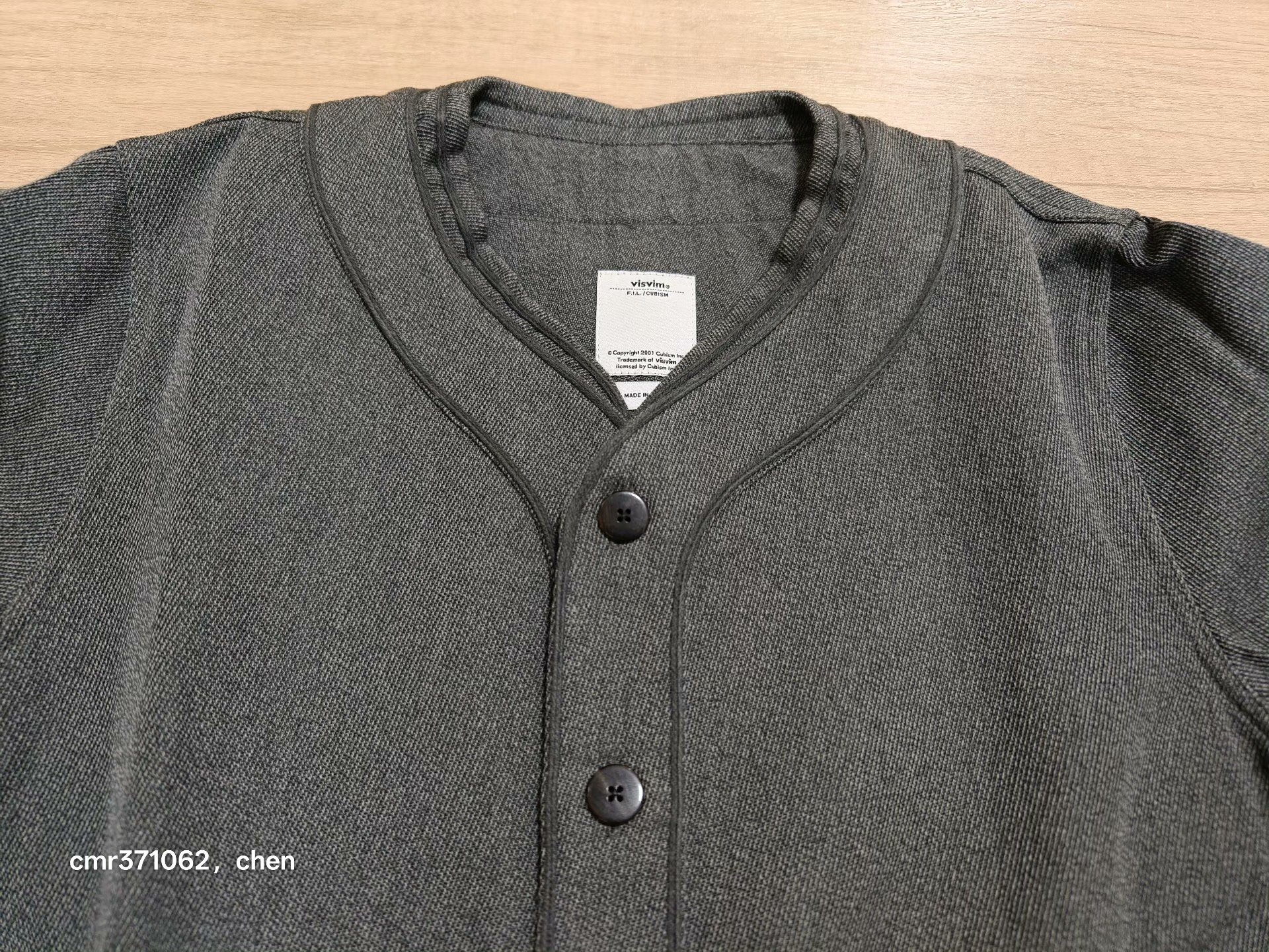 visvim 17AW Dugout Long Sleeve Shirt — back