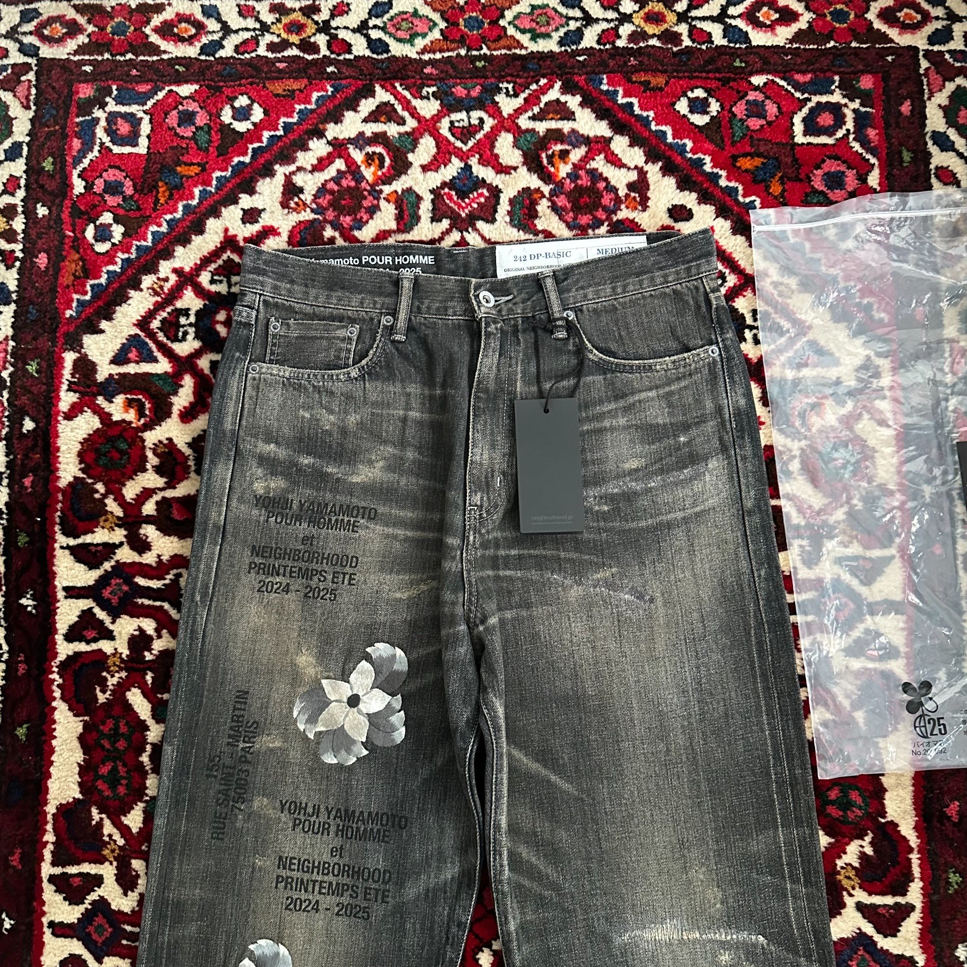Neighborhood x Yohji Yamamoto Denim Jeans — detail