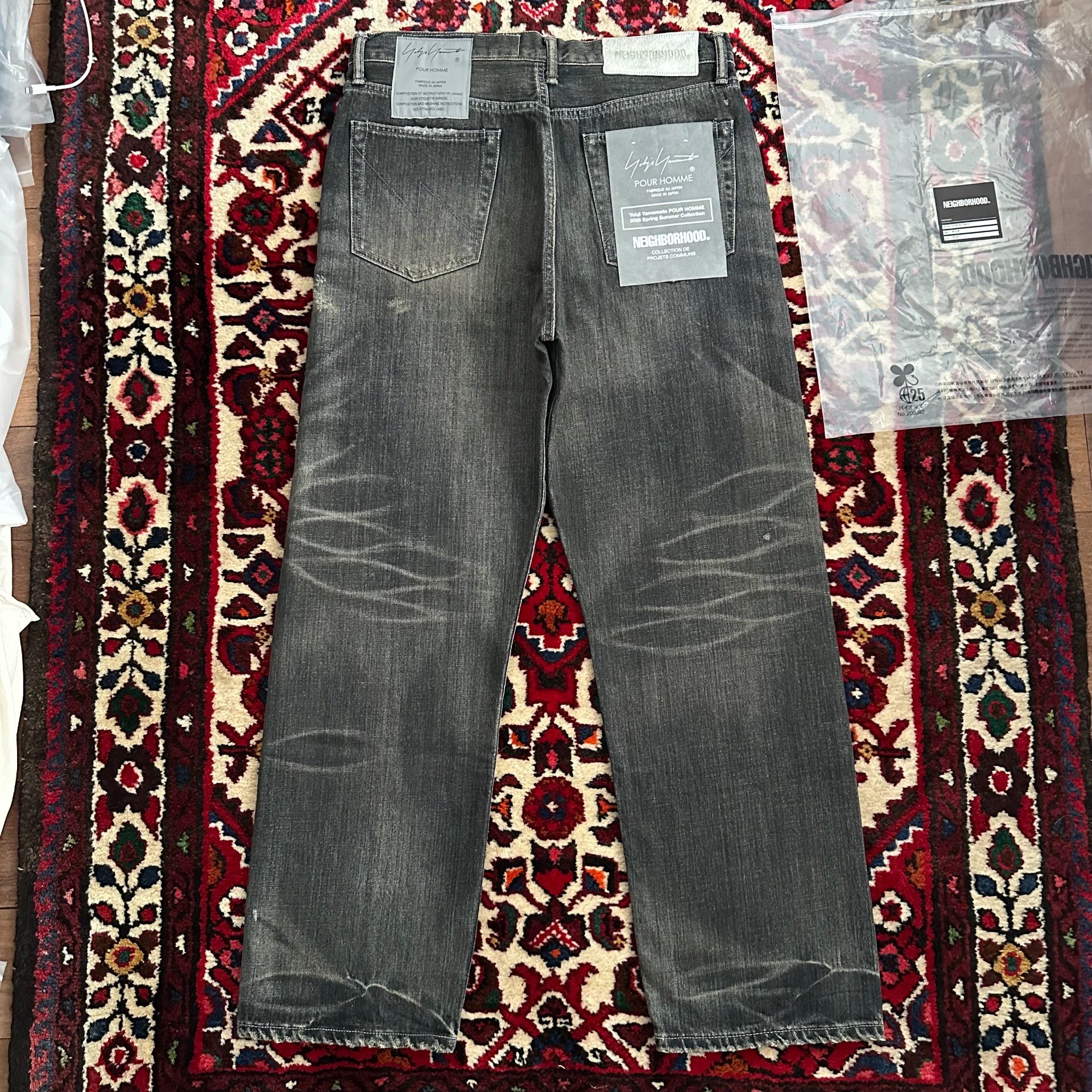 Neighborhood x Yohji Yamamoto Denim Jeans — front