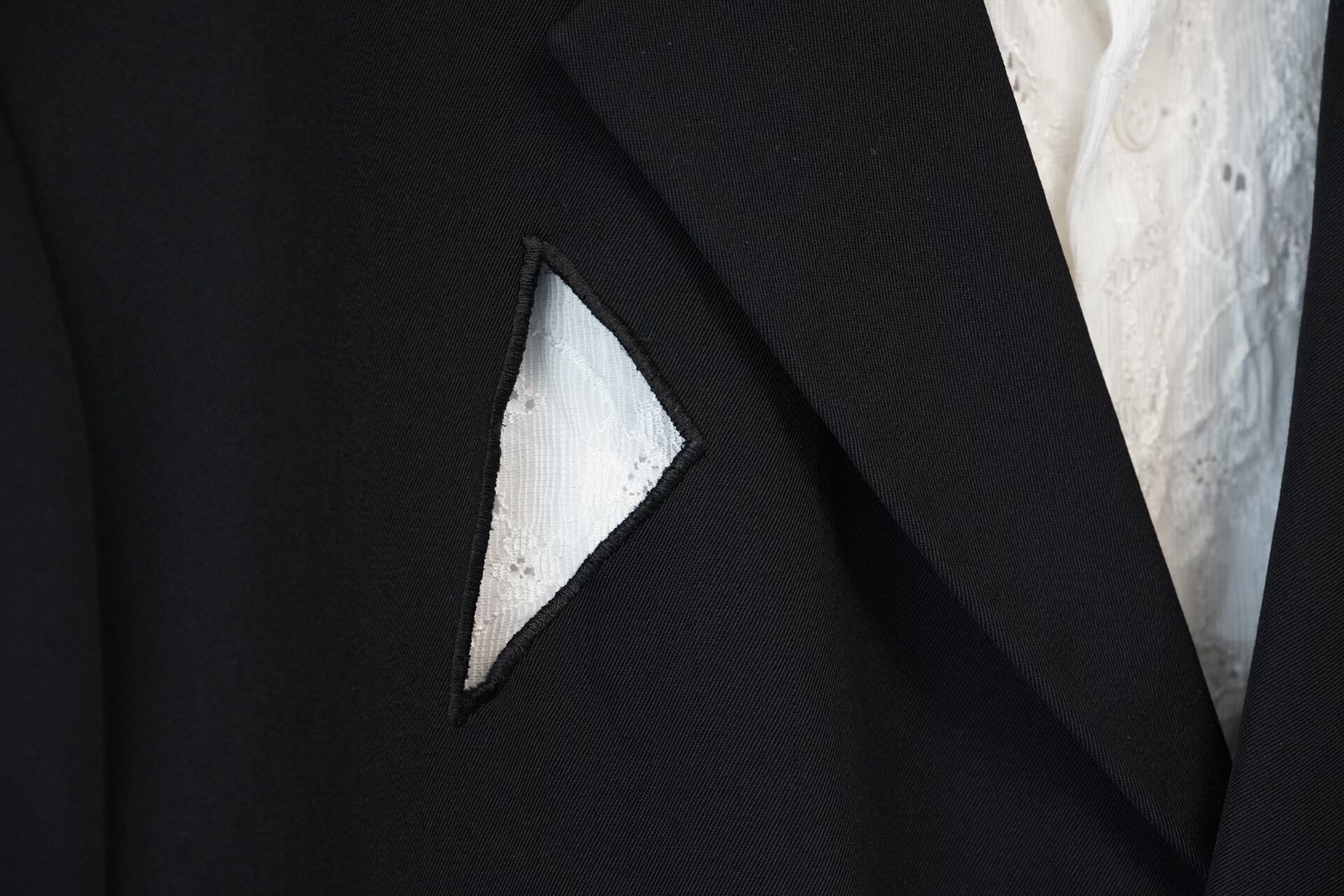 Yohji Yamamoto 92SS Wool Jacket — detail